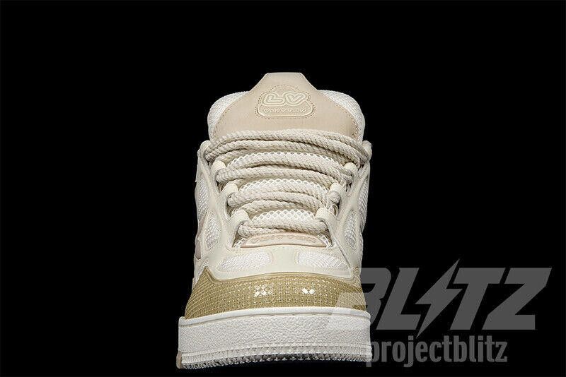 Louis Vuitton LOUIS VUITTON LV SKATE TRAINER SNEAKER BEIGE WHITE Size US 9 / EU 42 - 10 Thumbnail