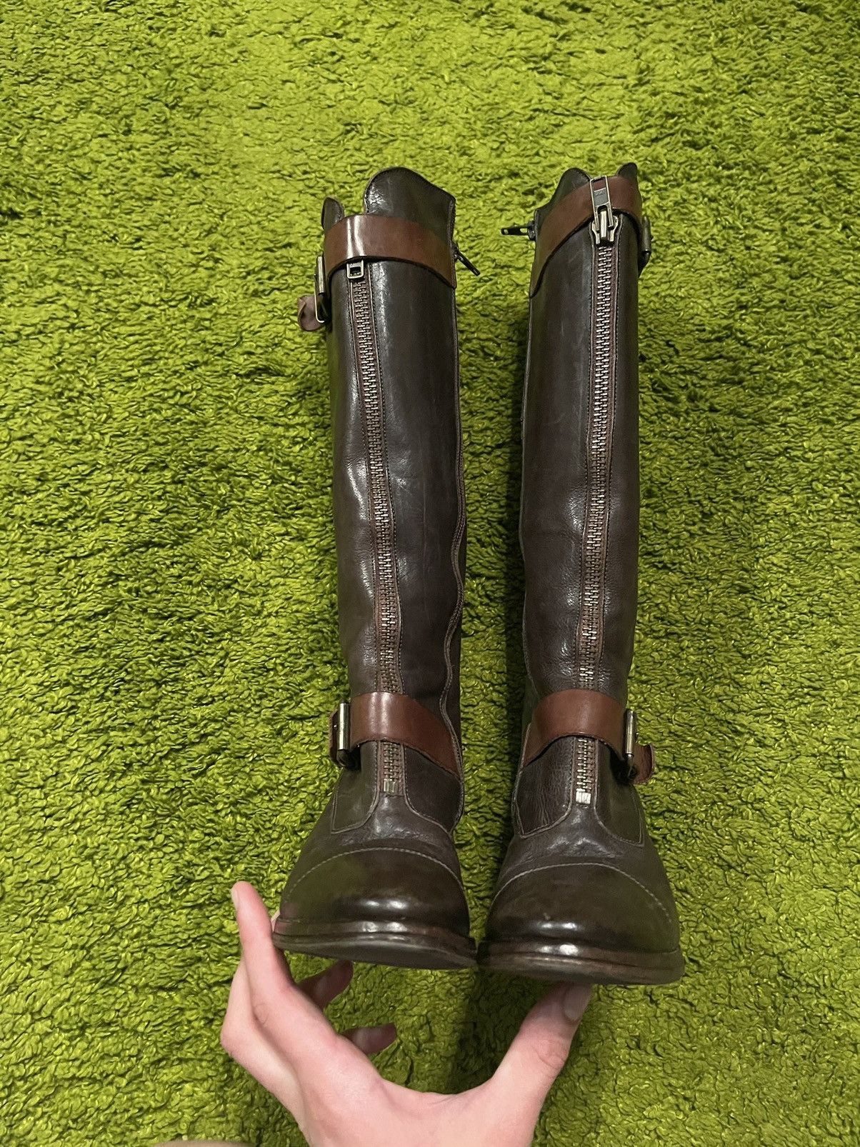 Designer × MoMA Moma avant garde real leather high boots Size US 7 / IT 37 - 6 Thumbnail