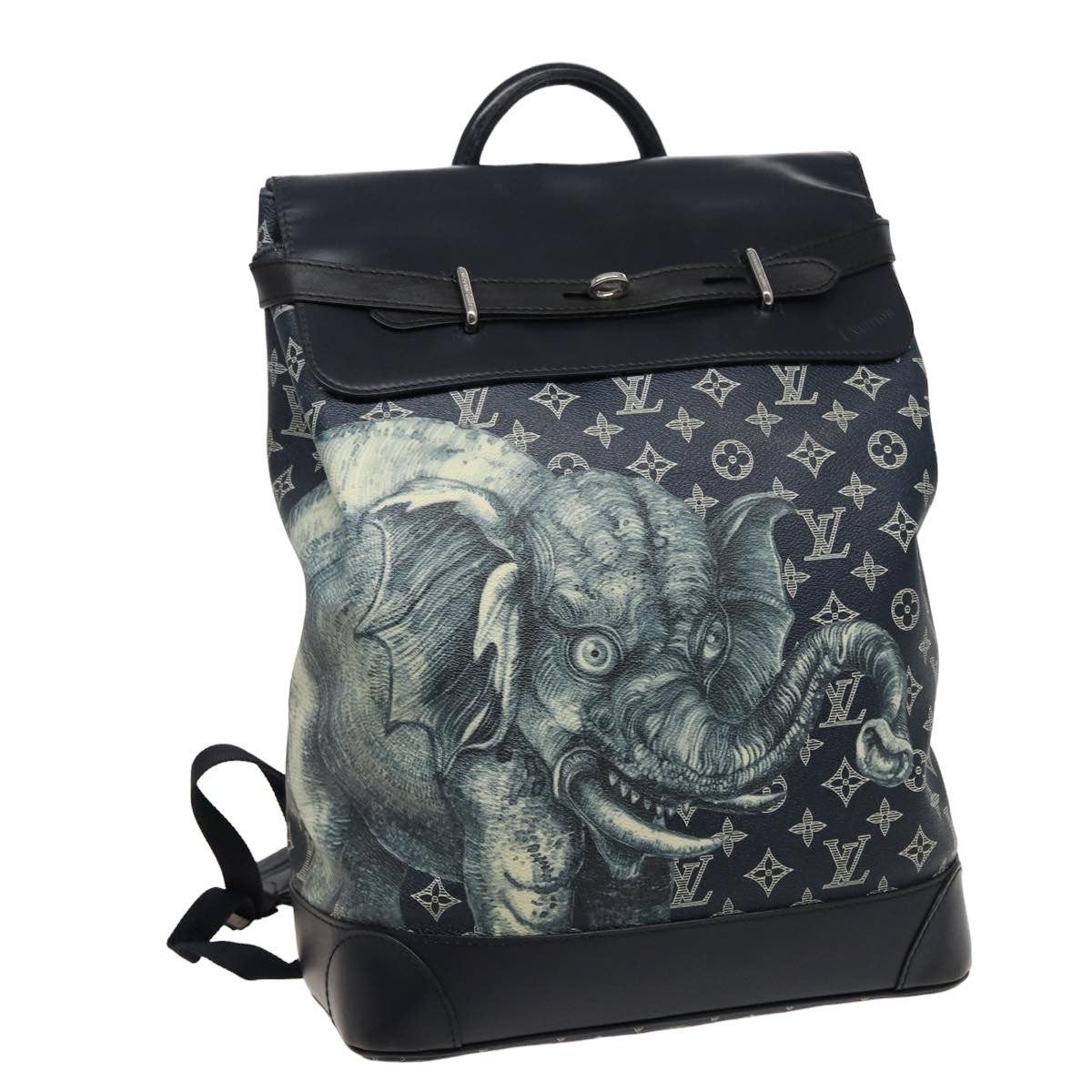 Louis Vuitton LOUIS VUITTON Monogram Savanna Steamer Backpack Black M54126 Size ONE SIZE - 1 Thumbnail