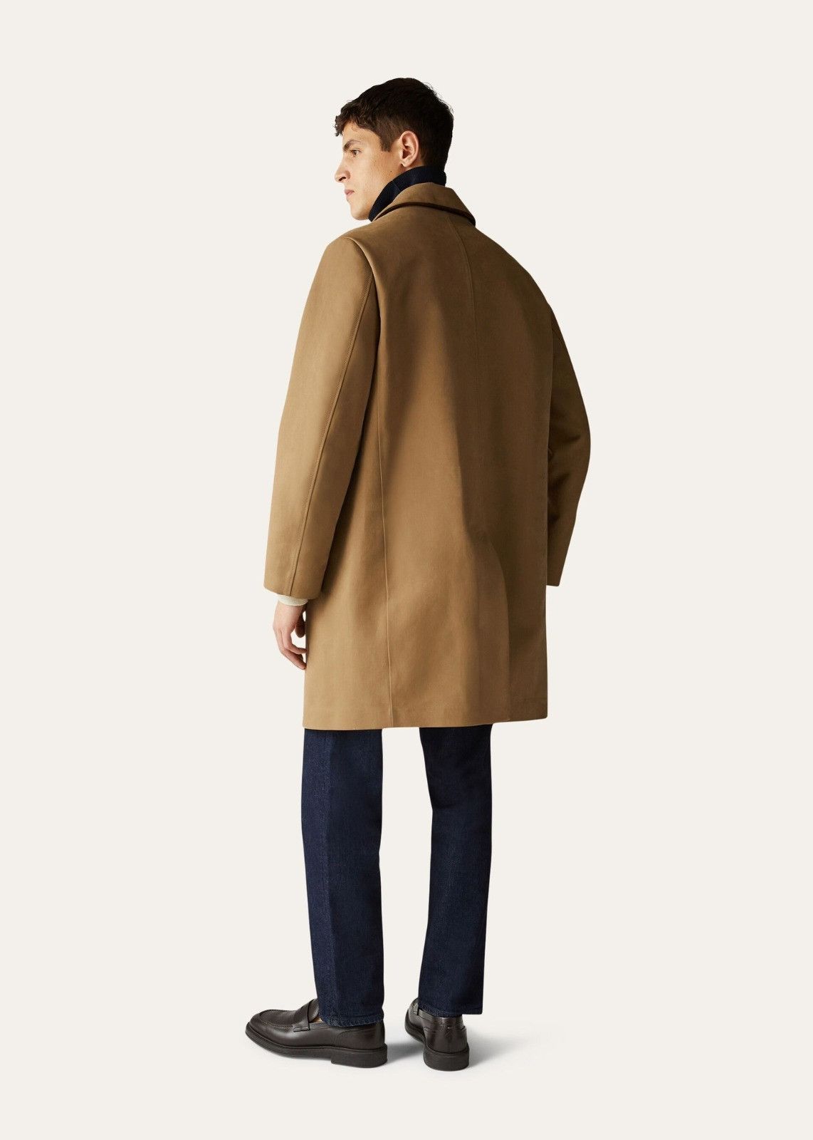 Loro Piana o1srvl11e1124 Single-Breasted Overcoat in Camel Size US M / EU 48-50 / 2 - 4 Thumbnail
