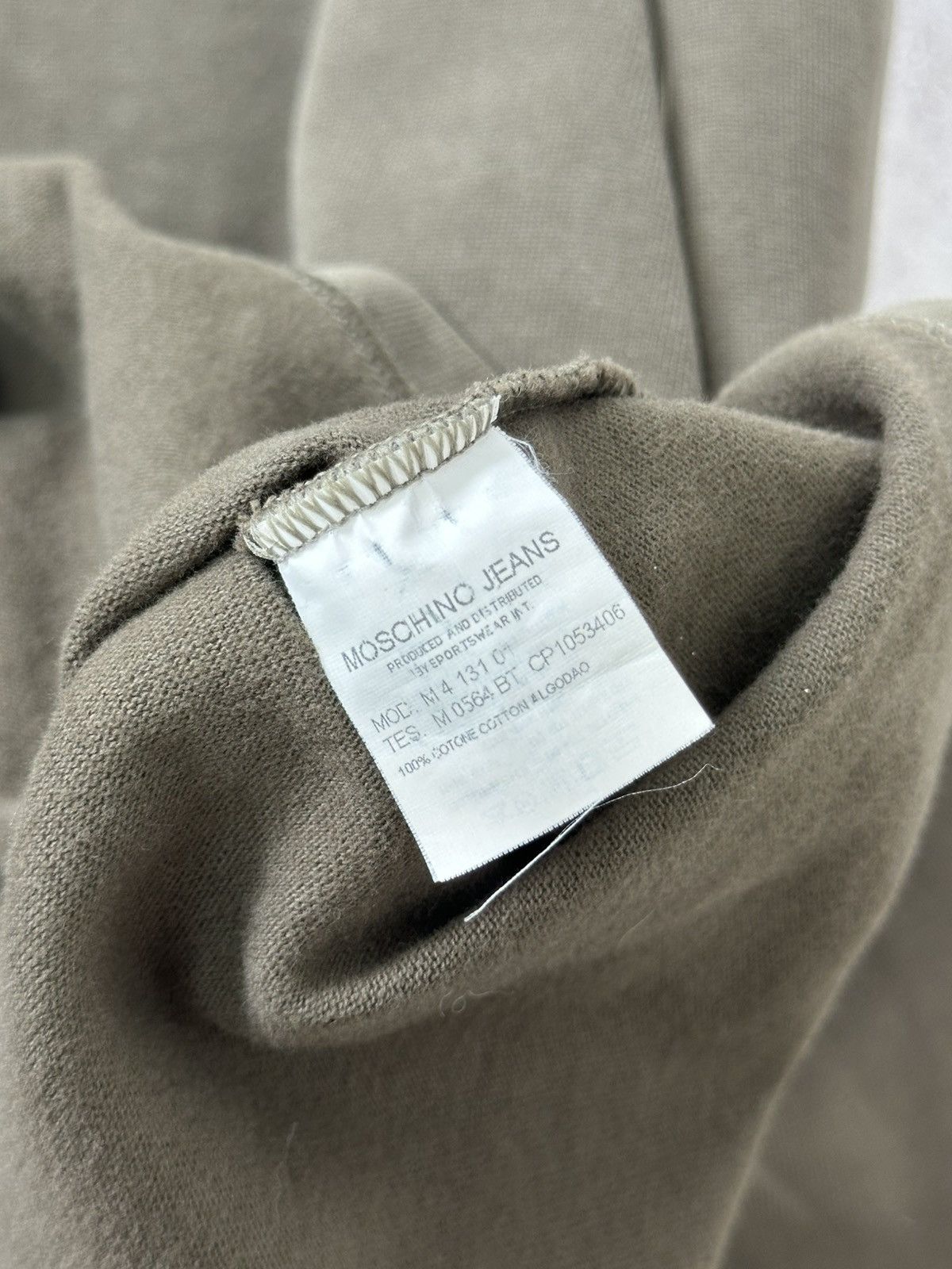 Moschino Moschino Vintage Khaki Choose Your label Sweatshirt Size US M / EU 48-50 / 2 - 9 Thumbnail