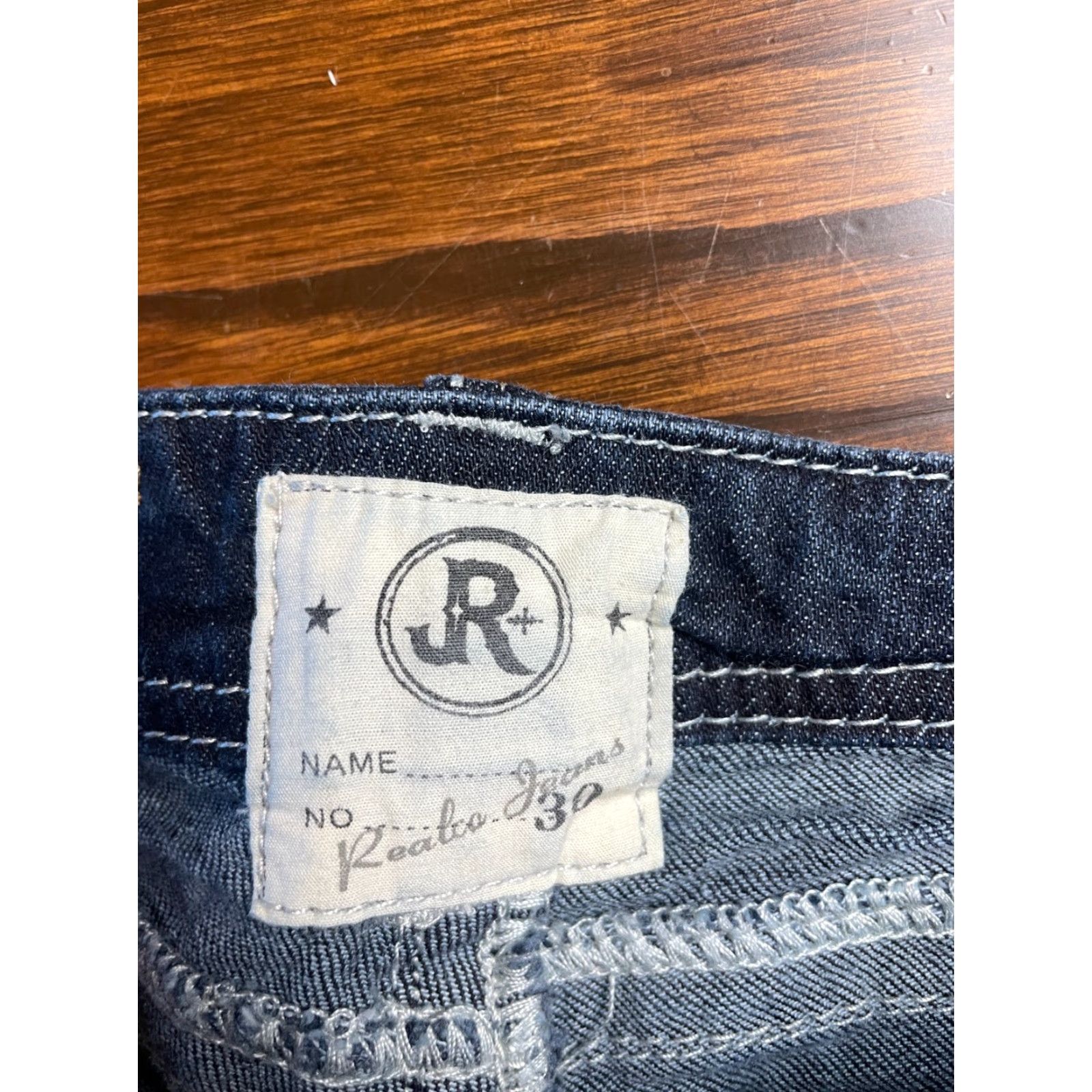 Denime Realco Jeans Women's 30 Black Jeweled Denim Straight Relaxed Fit Jeans Menstrual? Size 24" / US 00 / IT 34 - 3 Thumbnail