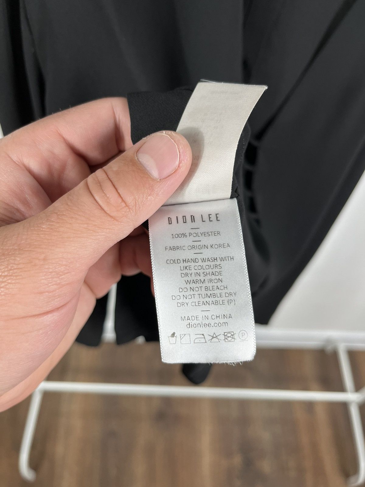 Dion Lee Dion Lee Black Cut-Out Back Long Sleeve Blouse Size US 6 Size M / US 6-8 / IT 42-44 - 11 Thumbnail