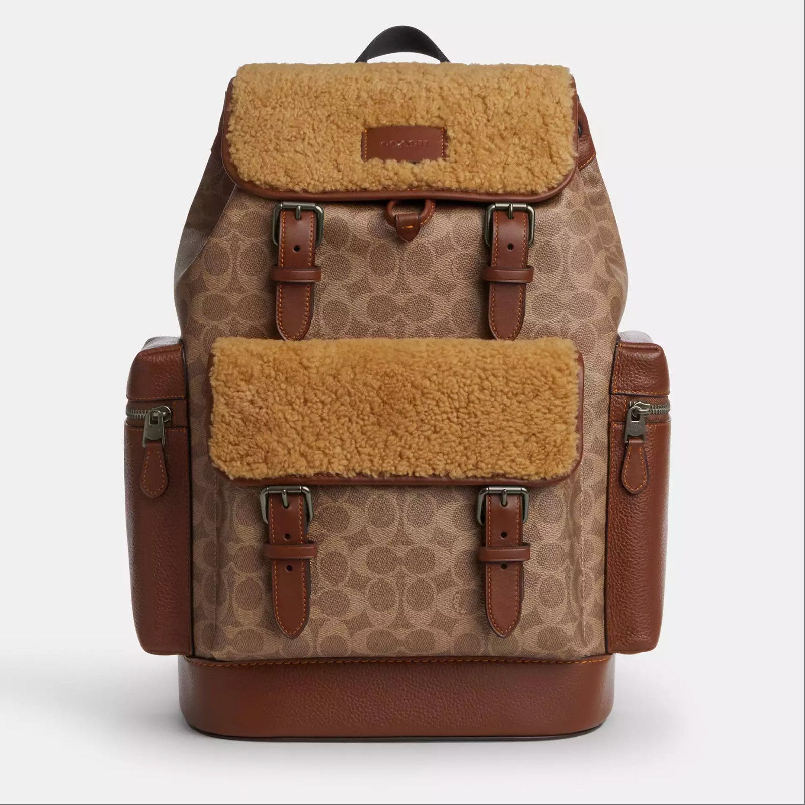 Coach NWT Coach Sprint Backpack In Signature Canvas CDB60 Size ONE SIZE - 8 Thumbnail