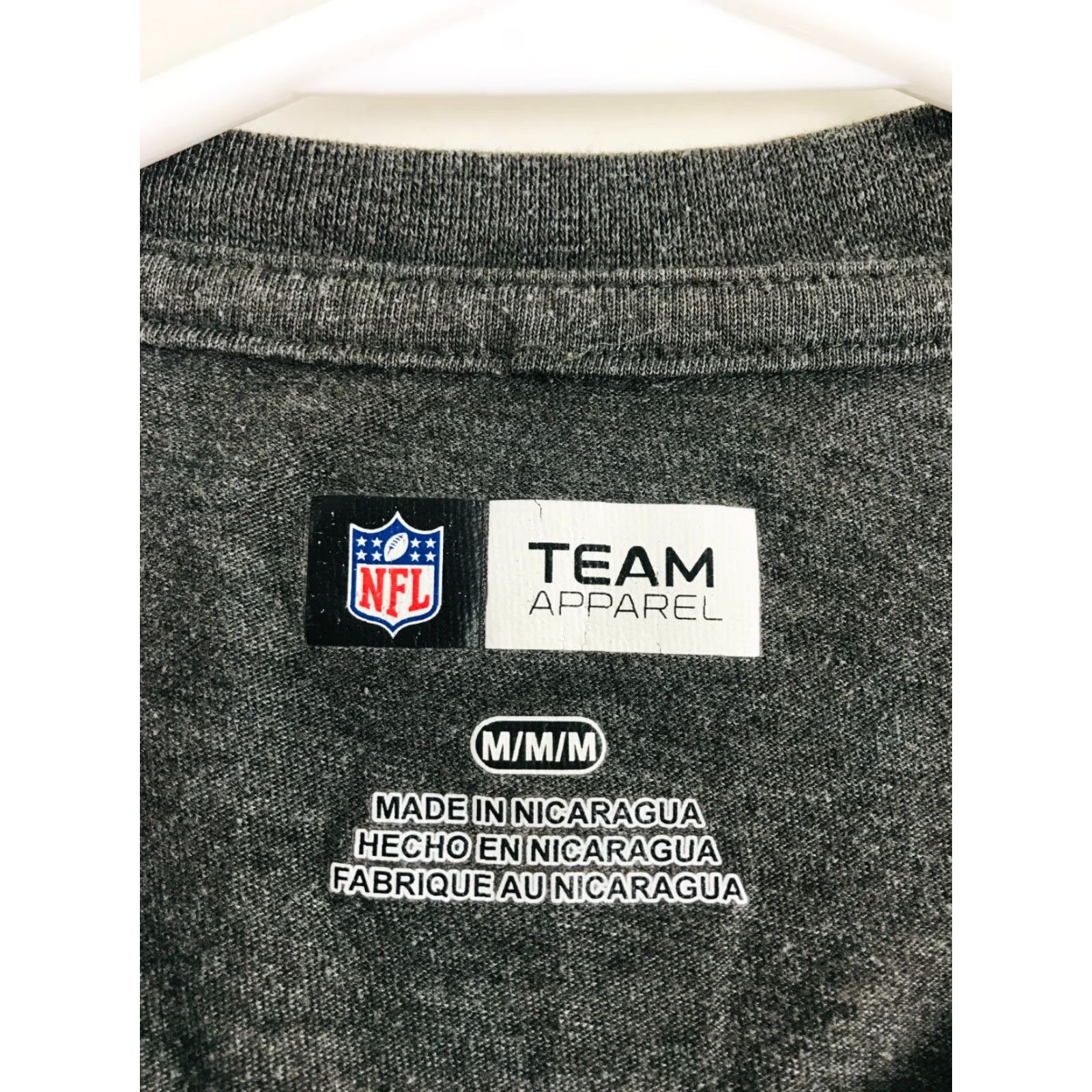 NFL Minnesota Vikings T-Shirt Men's Medium Gray Heather NFL Team Apparel Tee Size US M / EU 48-50 / 2 - 5 Thumbnail