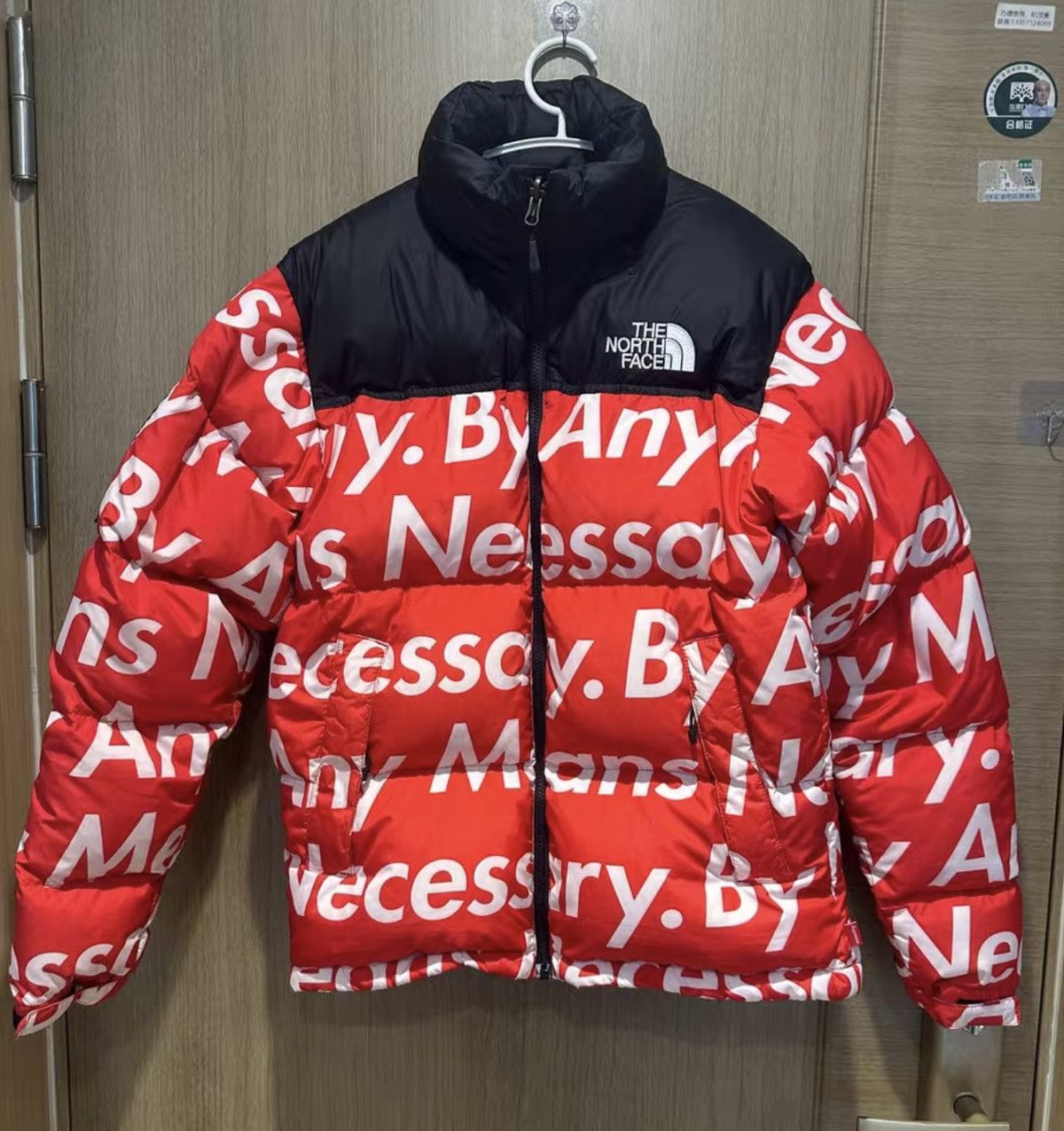 Supreme × The North Face Supreme tnf north face red bamn by any means nuptse jacket Size US S / EU 44-46 / 1 - 1 Thumbnail