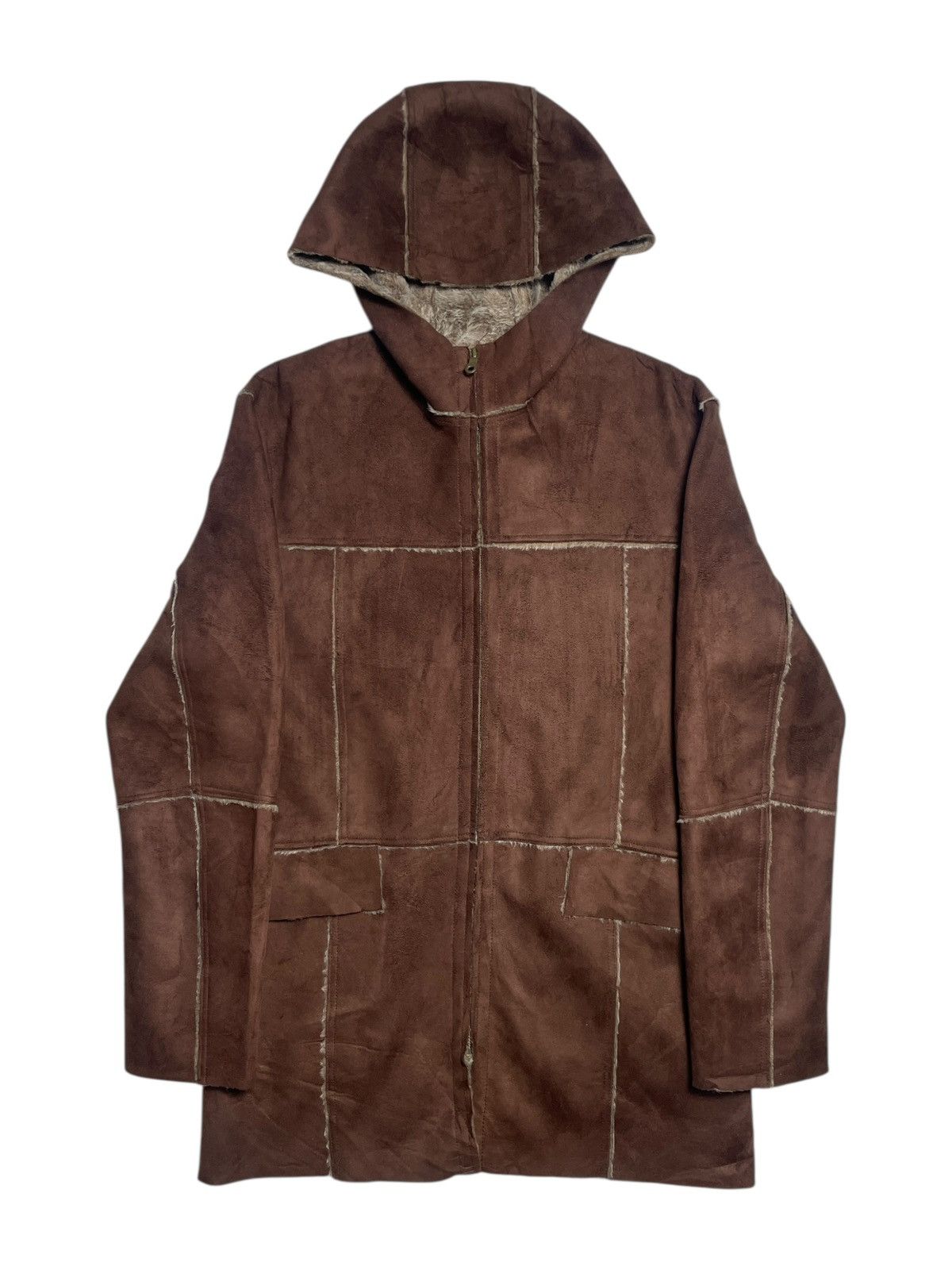 Tornado Mart 2000’s Tornado Mart - Faux Fur Leather Suede Jacket Size US L / EU 52-54 / 3 - 3 Thumbnail