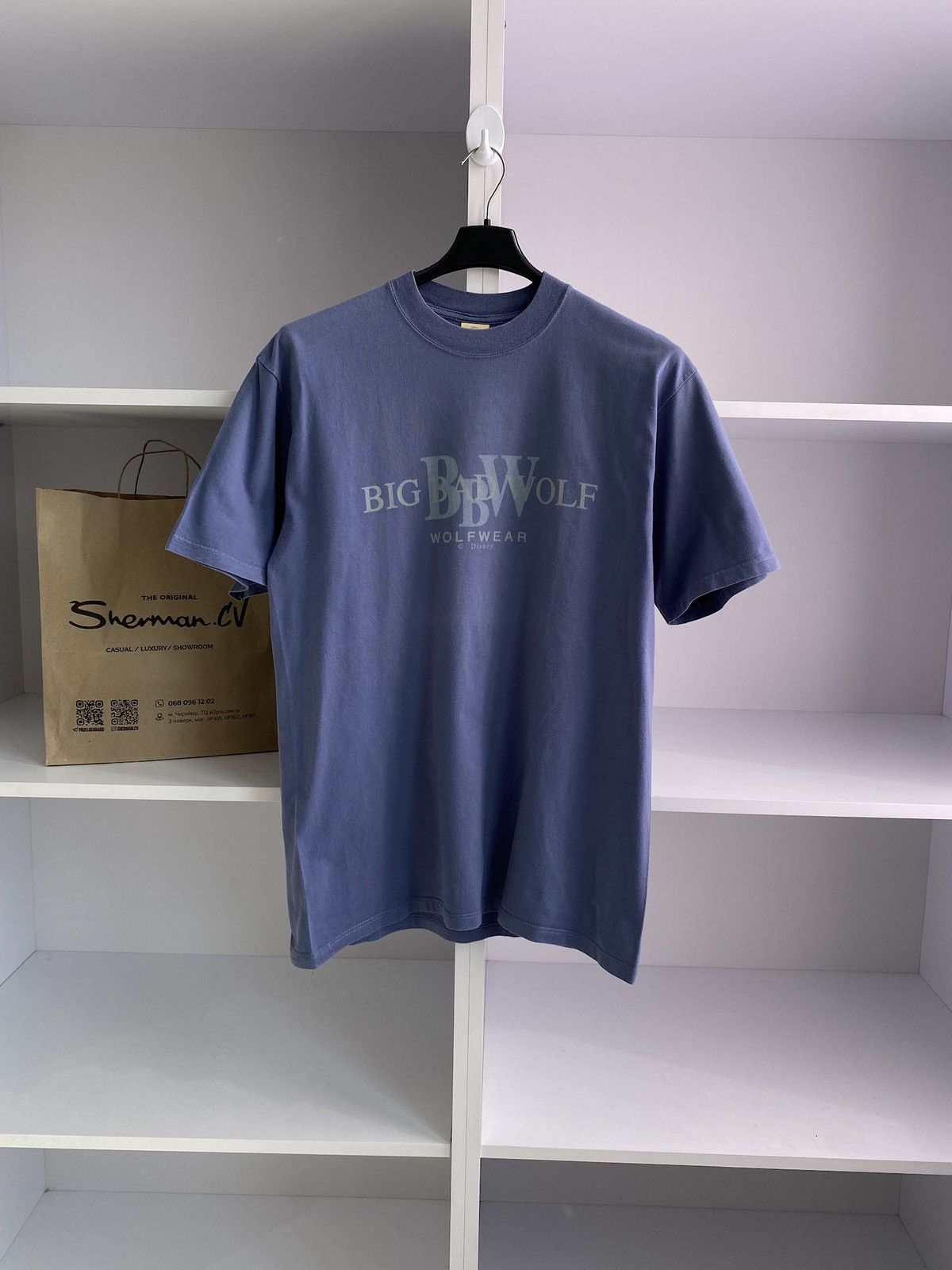 Disney × Vintage Big Bad Wolf Disney Tee vintage Size US L / EU 52-54 / 3 - 2 Thumbnail