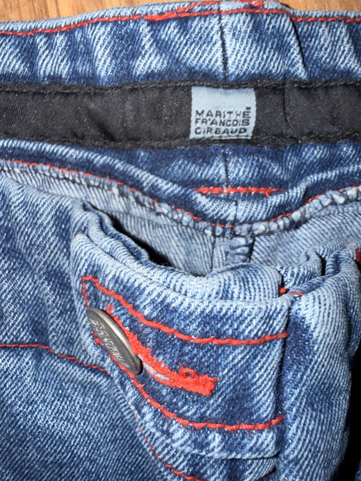 Marithe + Francois Girbaud Vintage 90s Marithe Francois Girbaud Wide-Leg Jeans Size US 44 / EU 60 - 2 Thumbnail