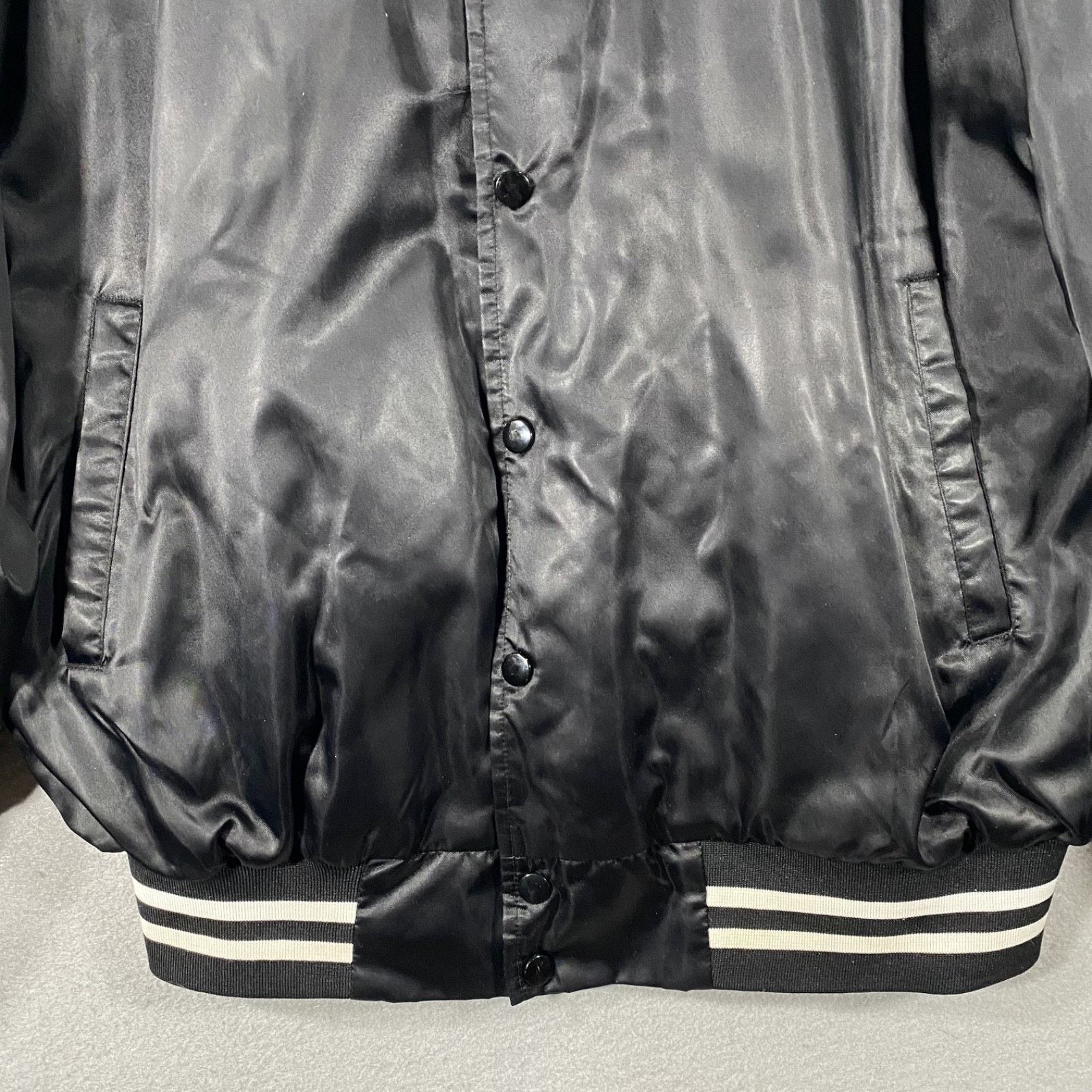 Auburn Sportswear Semper Fi The Few Proud Marines Blk Bomber Jacket Mens Large Size US L / EU 52-54 / 3 - 4 Thumbnail