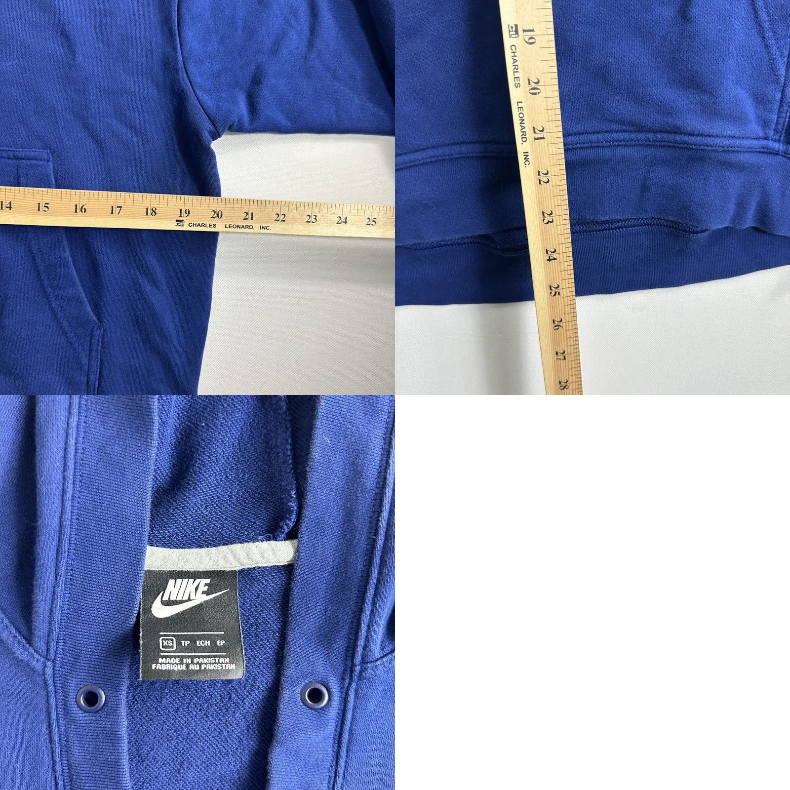 Nike Nike Sportswear Club Lace-Up Hoodie Women XS Blue Pullover 929531-478 Gym City Classic College School Sports Hoodie Mens? Size XS / US 0-2 / IT 36-38 - 8 Thumbnail