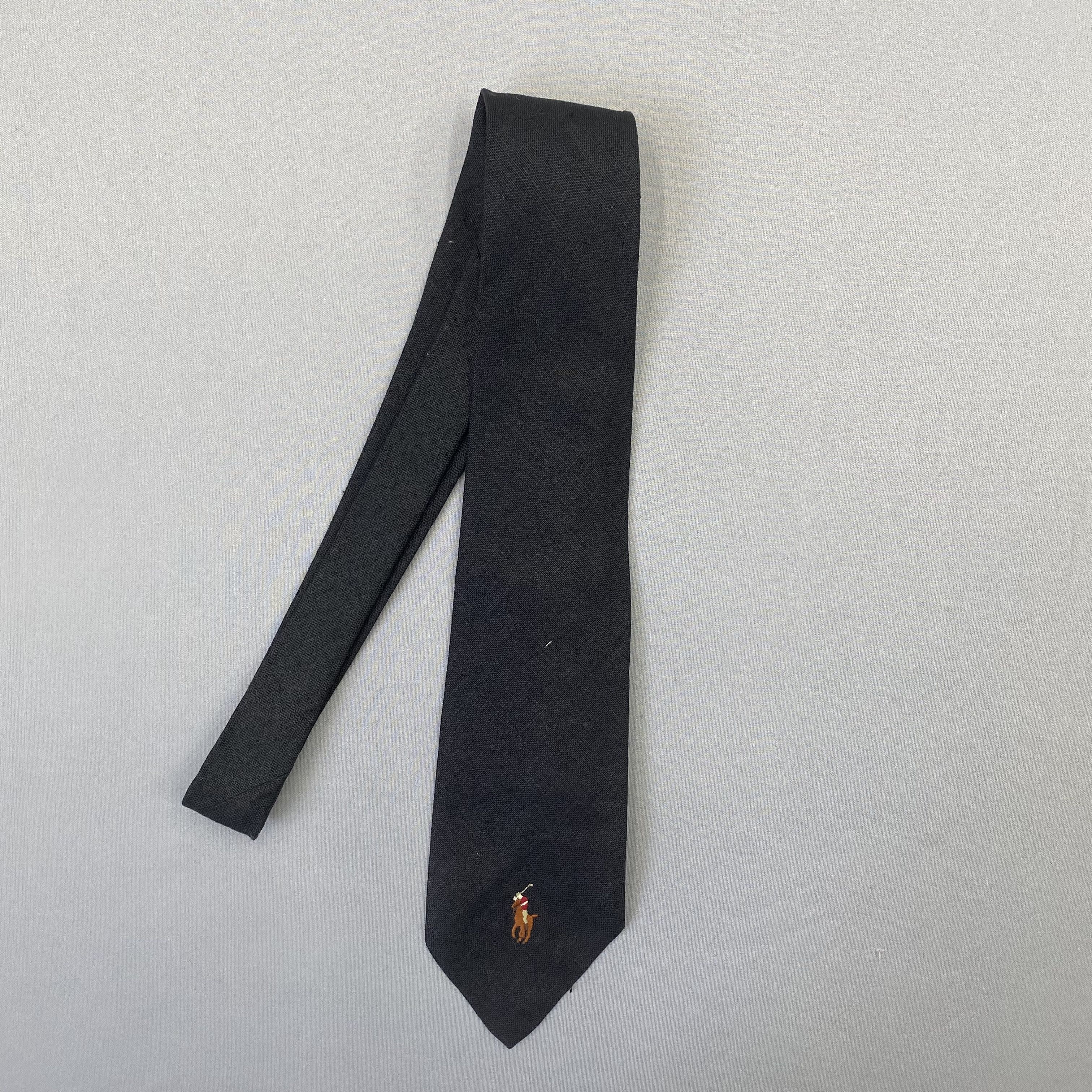 Polo Ralph Lauren Vintage Polo Ralph Lauren SILK Necktie Cravate Pure Silk Size ONE SIZE - 4 Thumbnail