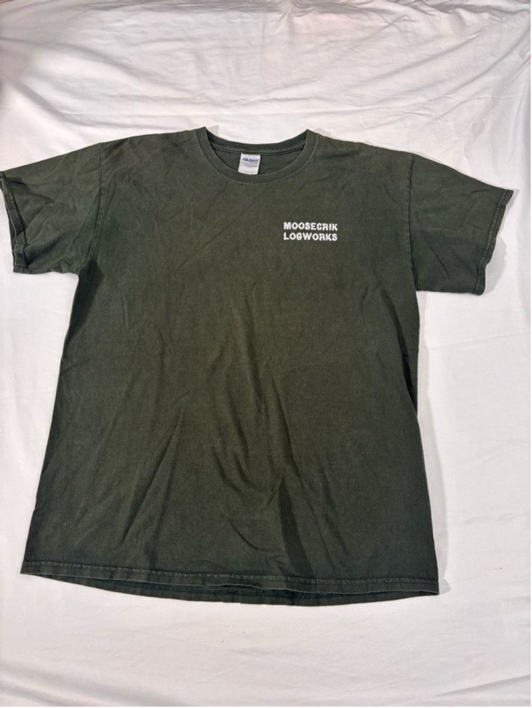 Gildan Men's Gildan T-shirt Size L Green Short Sleeve Crew Neck Size US L / EU 52-54 / 3 - 1 Thumbnail