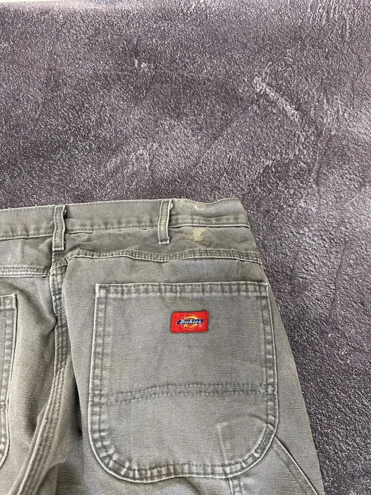 Dickies × Vintage Vintage Dickies USA Gray Painted Work Hype Baggy Pants Size US 34 / EU 50 - 6 Thumbnail