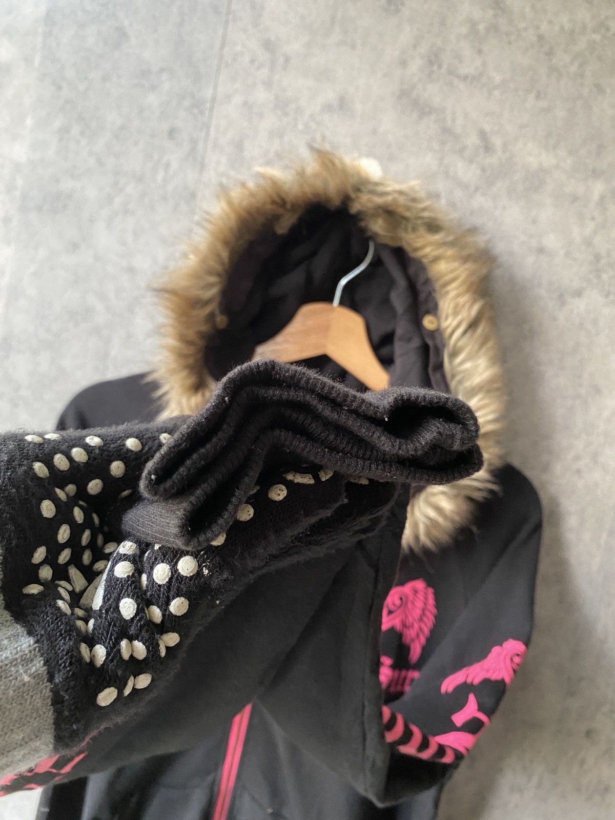 Japanese Brand Dal Fellow Fur Design Hoodie Size US M / EU 48-50 / 2 - 9 Thumbnail