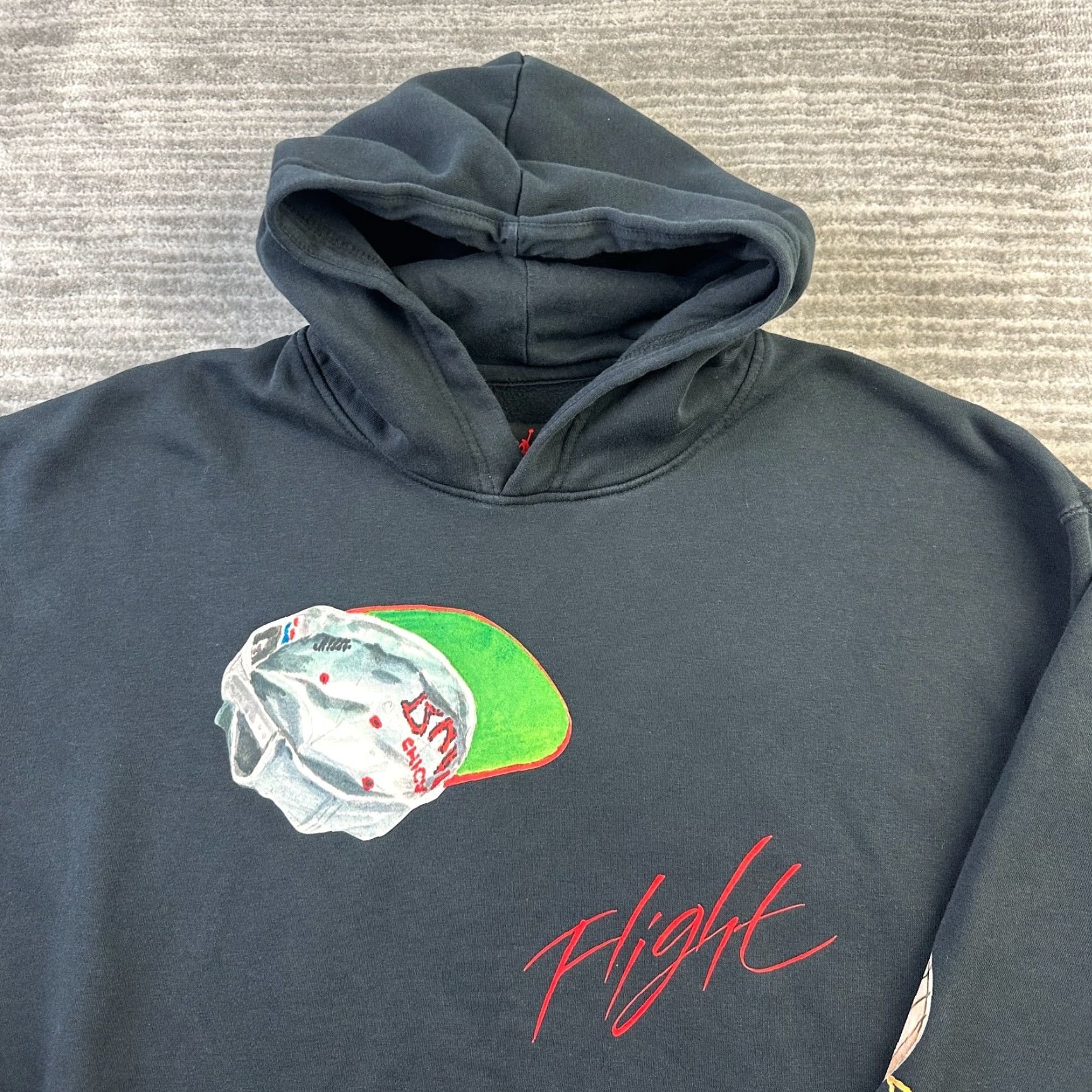 Jordan Brand Jordan Hoodie Mens XL Artist Series Jacob Rochester All Over Print Crew Neck Pockets Logo Sport Basketball Size US XL / EU 56 / 4 - 3 Thumbnail