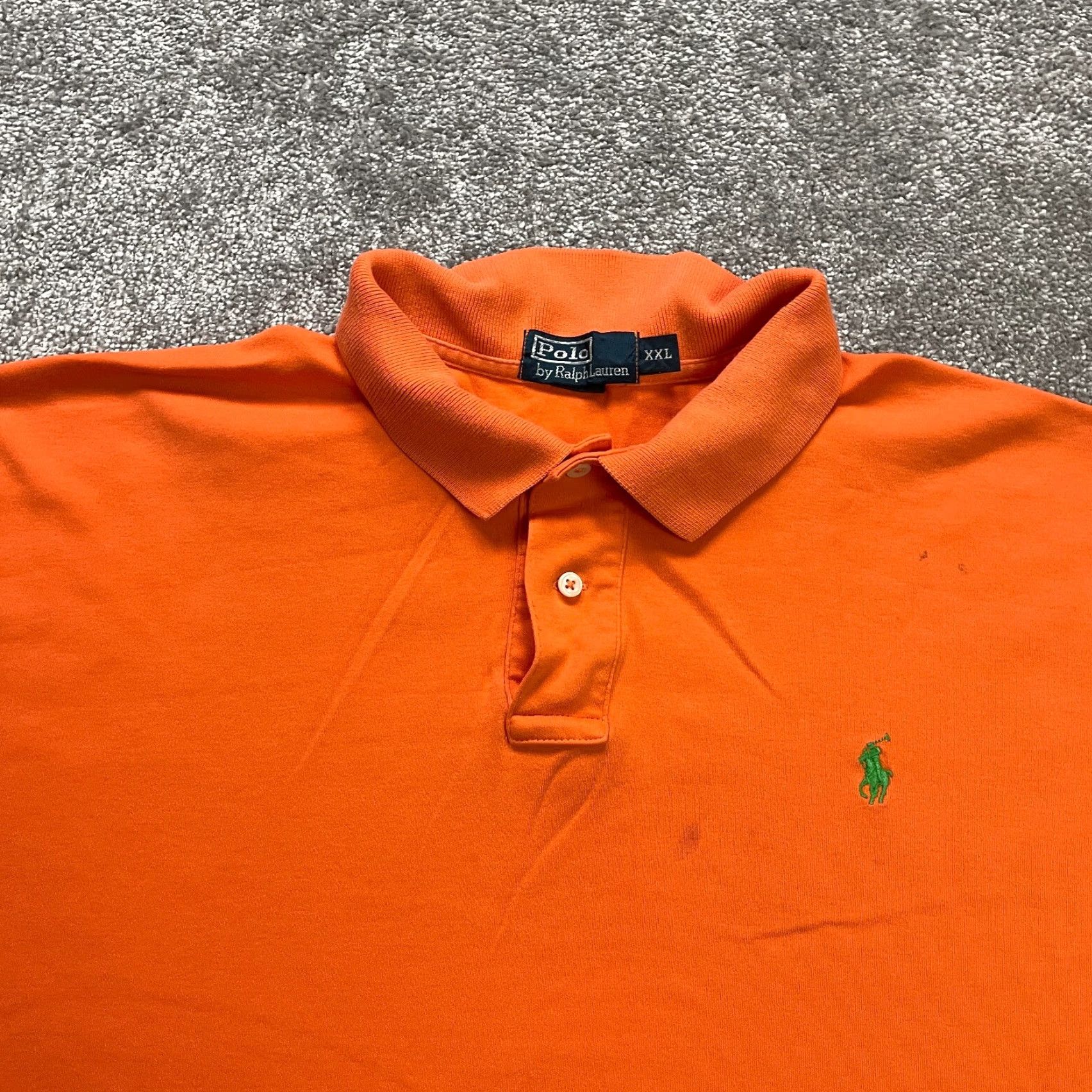 Ralph Lauren Polo Ralph Lauren Polo Shirt Mens 2XL Orange Short Sleeve Casual Activewear Cotton Size US XXL / EU 58 / 5 - 3 Thumbnail