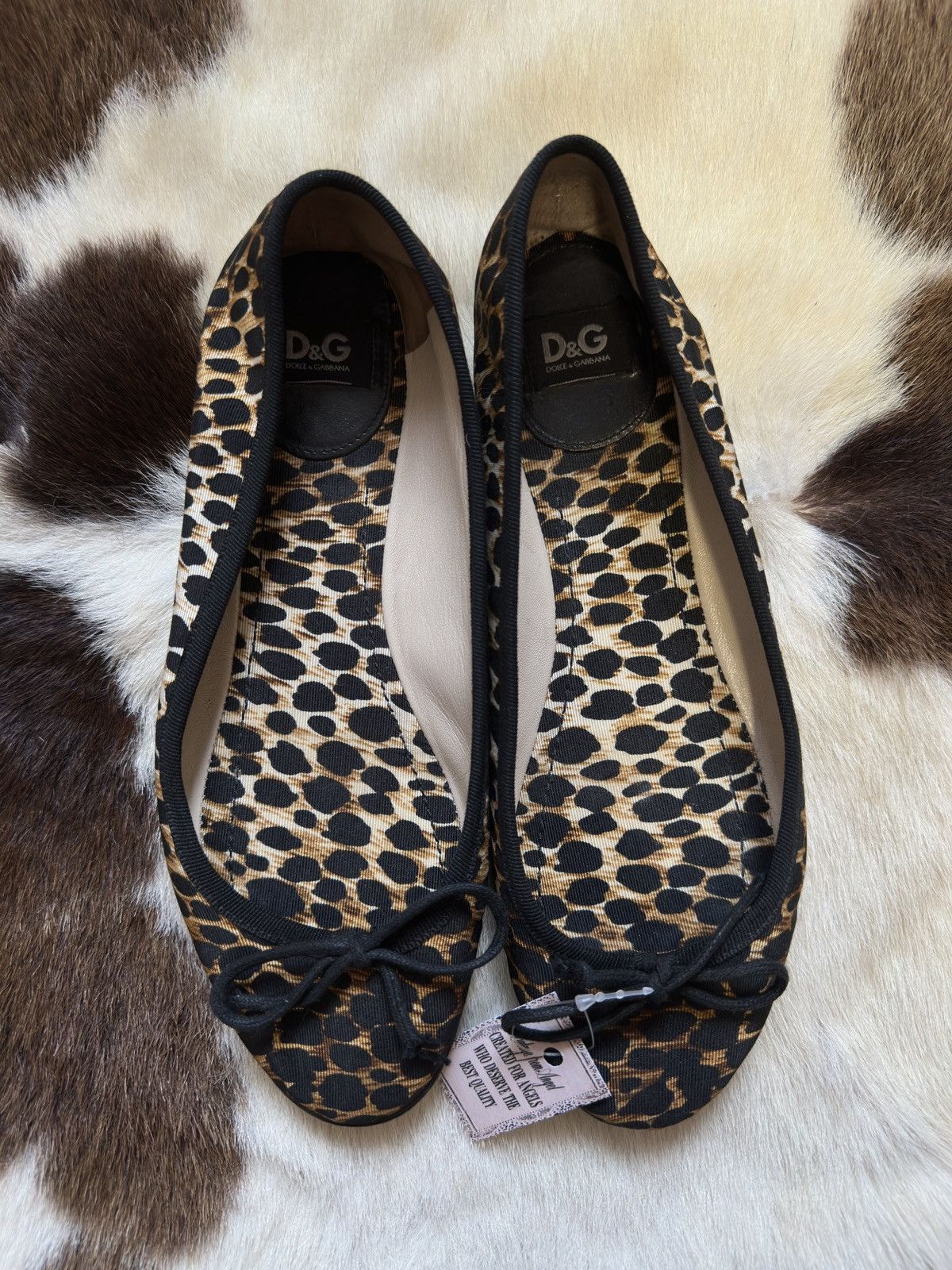Dolce & Gabbana Vintage Dolce&Gabbana leopard ballet flats Size US 6 / IT 36 - 2 Thumbnail
