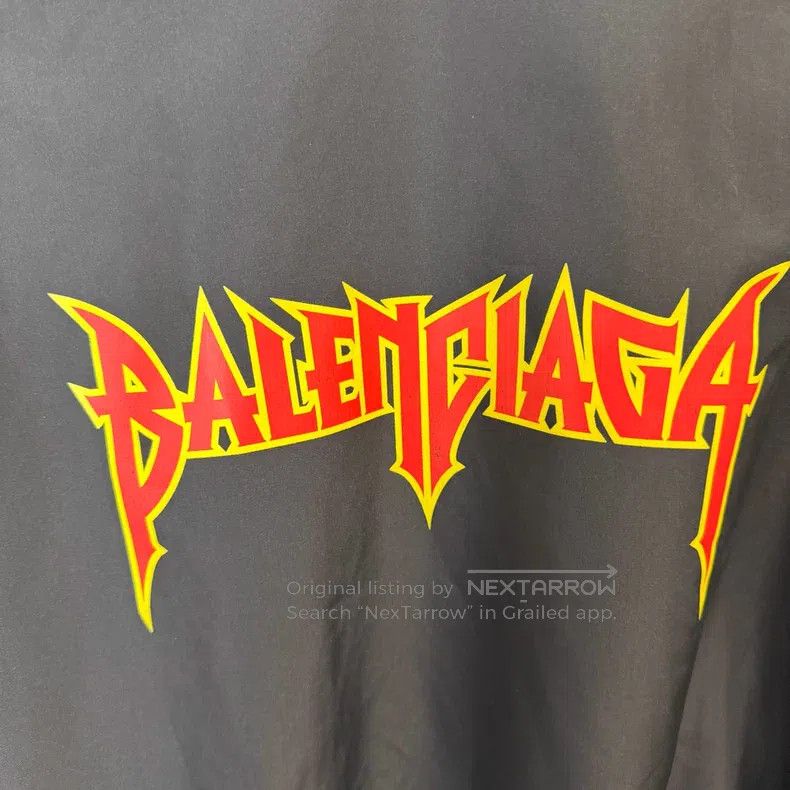 Balenciaga Balenciaga Lightning Alphabet Logo Pattern Printed Hooded Size US S / EU 44-46 / 1 - 6 Thumbnail