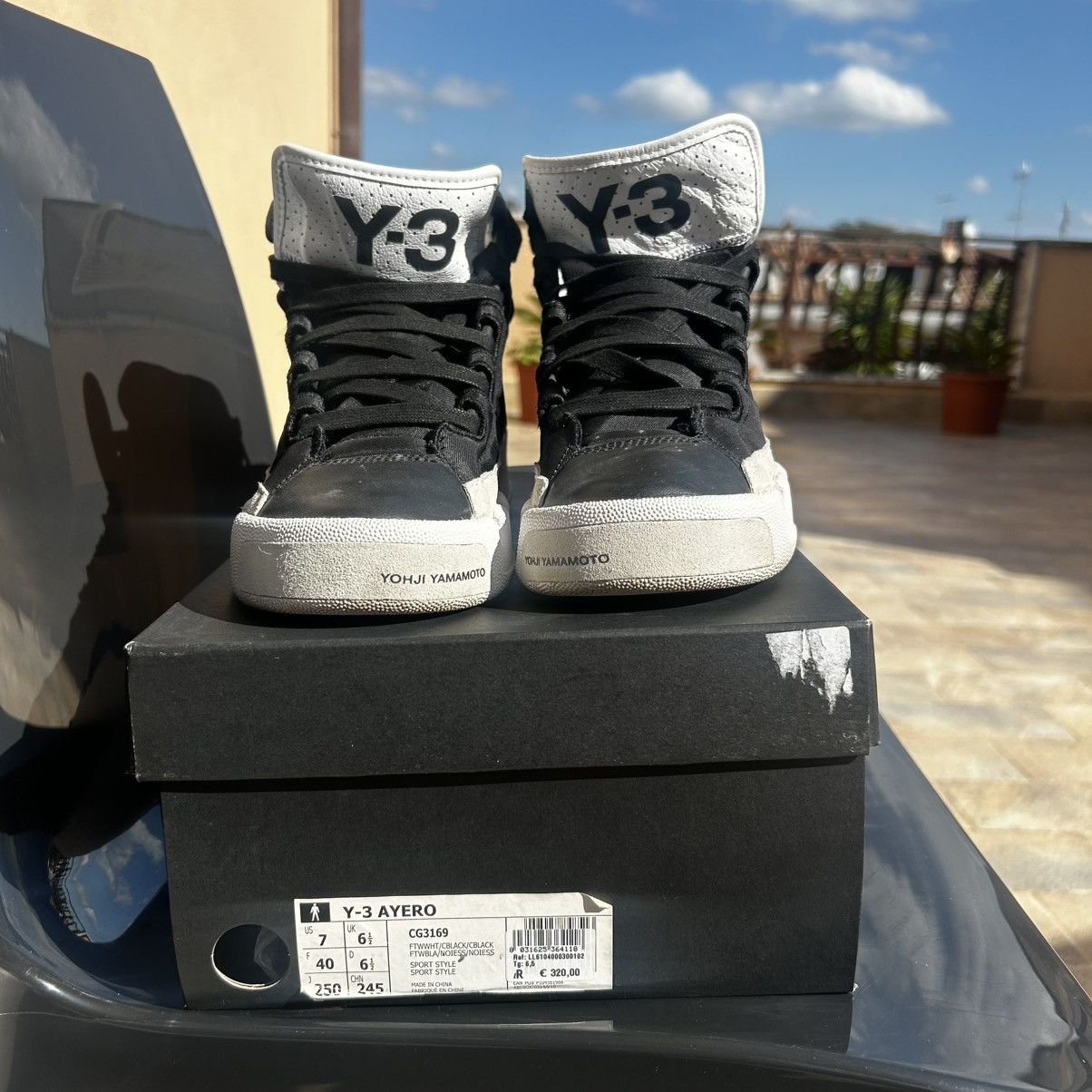 Adidas × Y-3 Y-3 Ayero Black White EU 40 US 7 Size US 7 / EU 40 - 6 Thumbnail