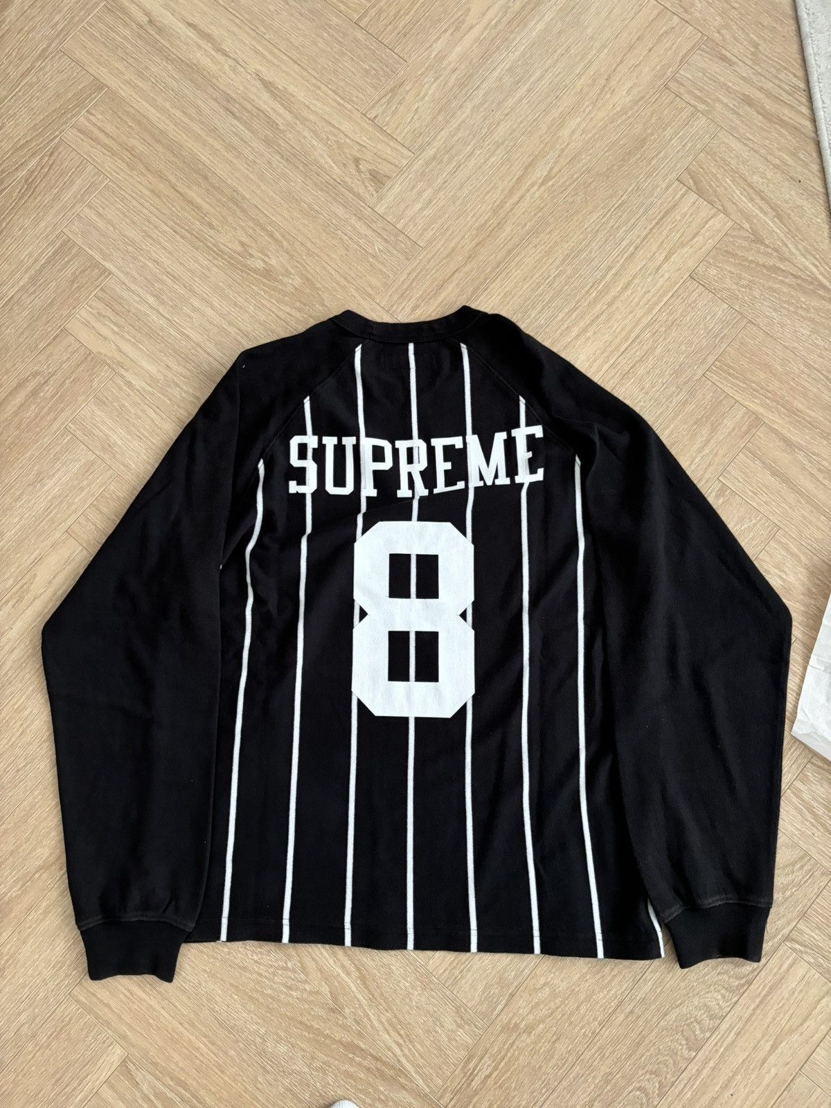 Supreme Supreme stripe raglan l/s top Size US S / EU 44-46 / 1 - 3 Thumbnail