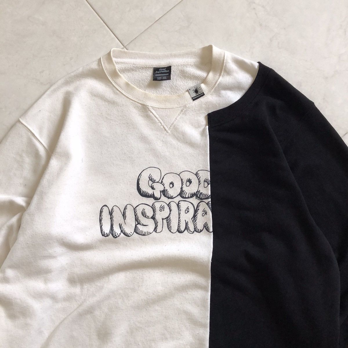 Maison MIHARA YASUHIRO Good Inspiration by MIHARAYASUHIRO Cut n Sew Sweatshirt Size US XXL / EU 58 / 5 - 3 Thumbnail