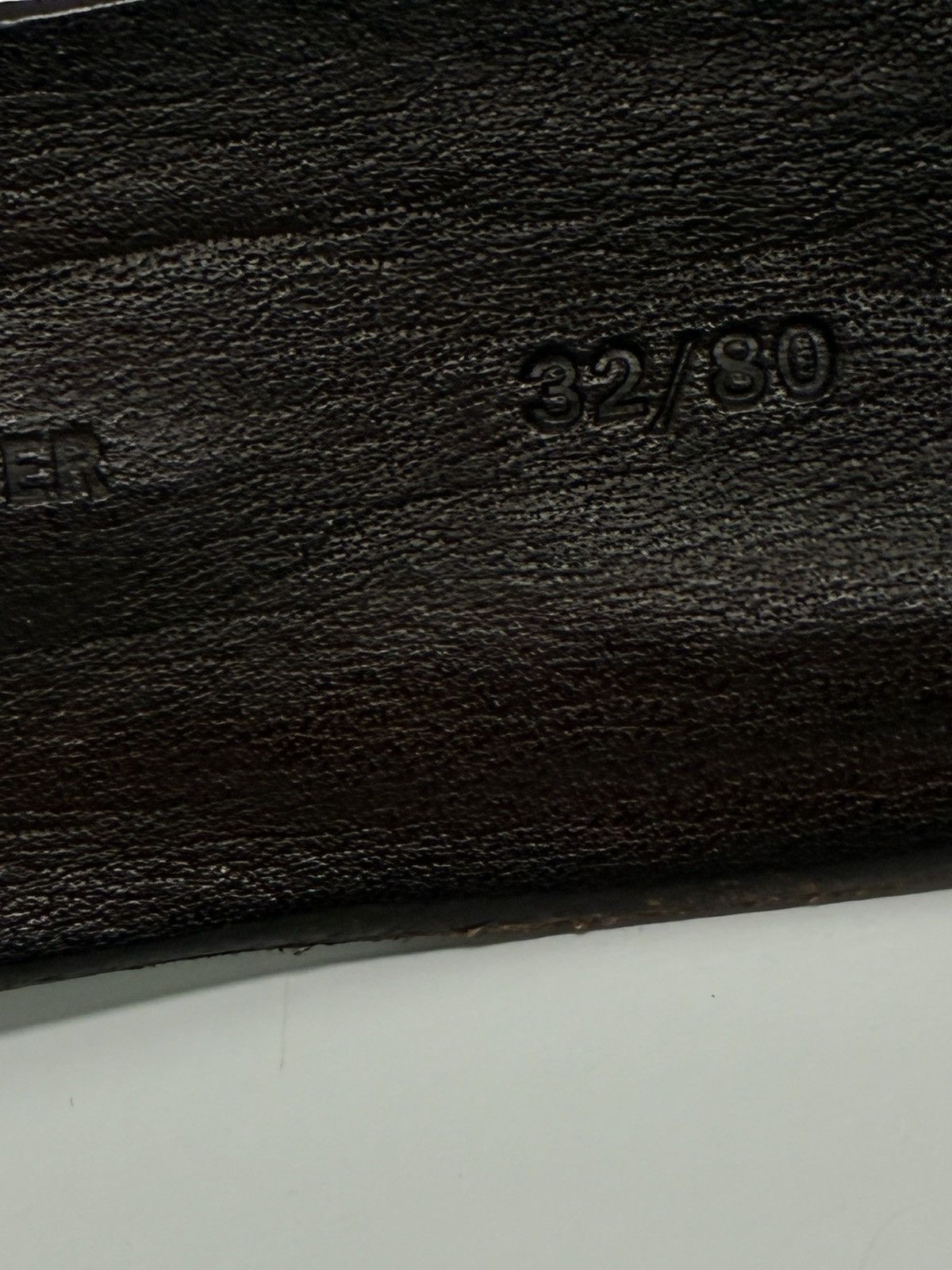 John Varvatos Suede Knot Belt Size 32 Size 32 - 5 Thumbnail