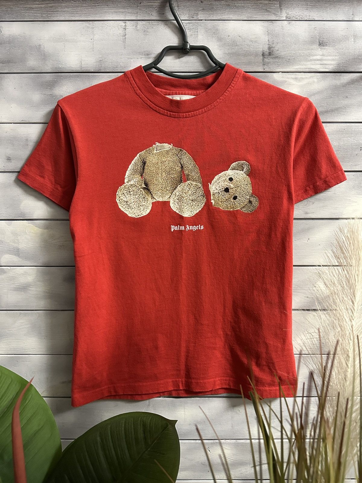 Palm Angels T-Shirt Palm Angels Bear Toy Size 10y Color Red Size XS / US 0-2 / IT 36-38 - 1 Thumbnail