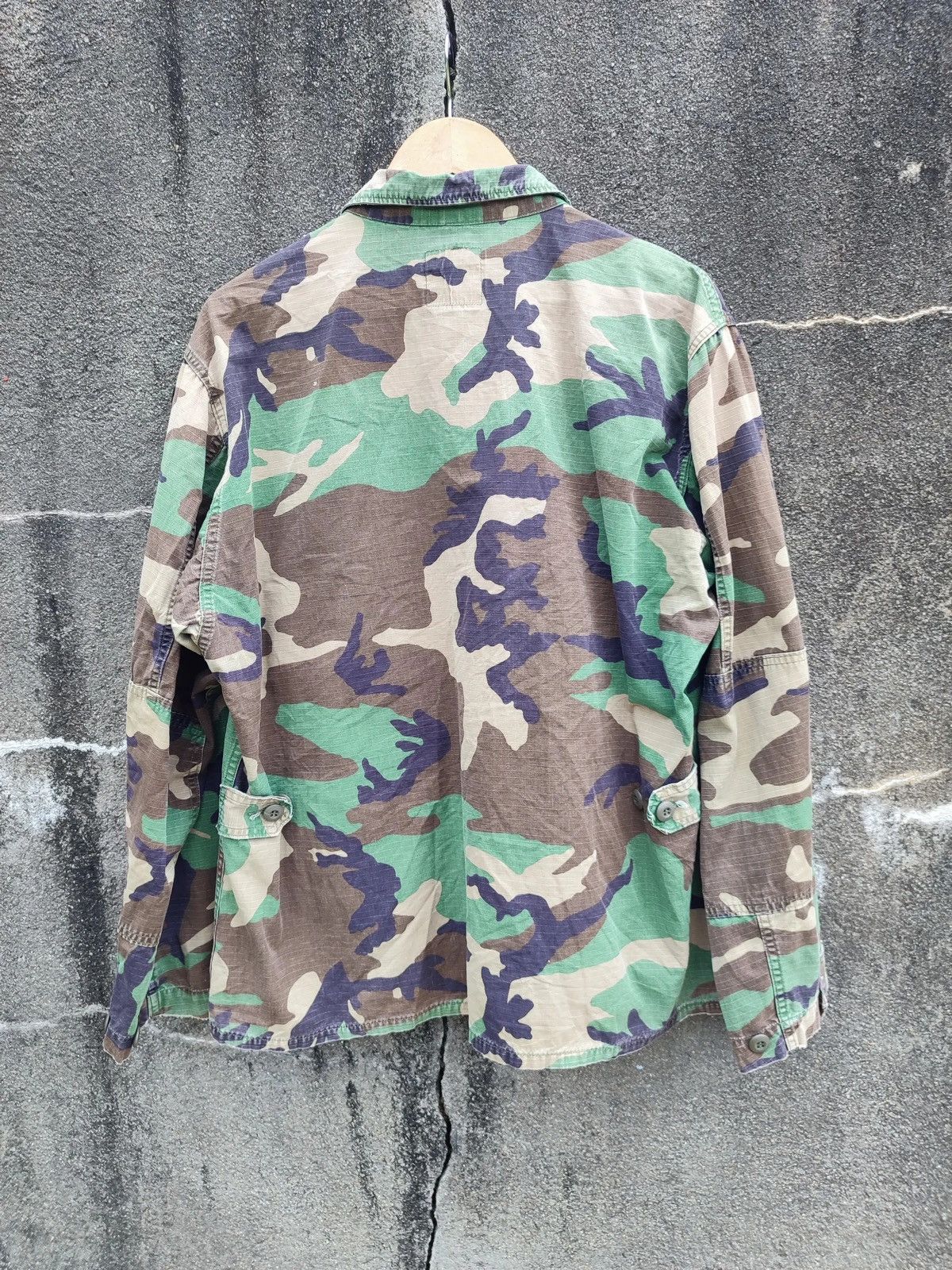 Vintage Vintage U.S. Army Woodland Camouflage BDU Jacket (1986) Size US L / EU 52-54 / 3 - 10 Thumbnail