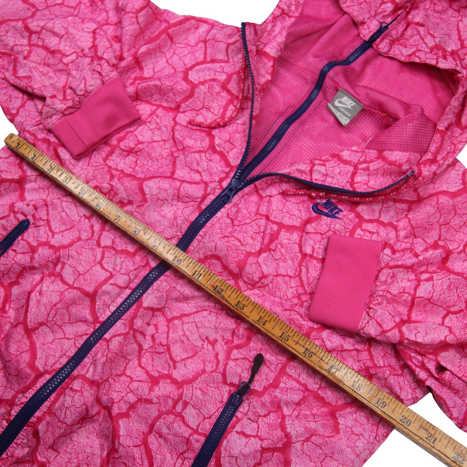 Nike × Vintage Vintage Nike Full Zip In Half Windbreaker Size XS / US 0-2 / IT 36-38 - 4 Thumbnail