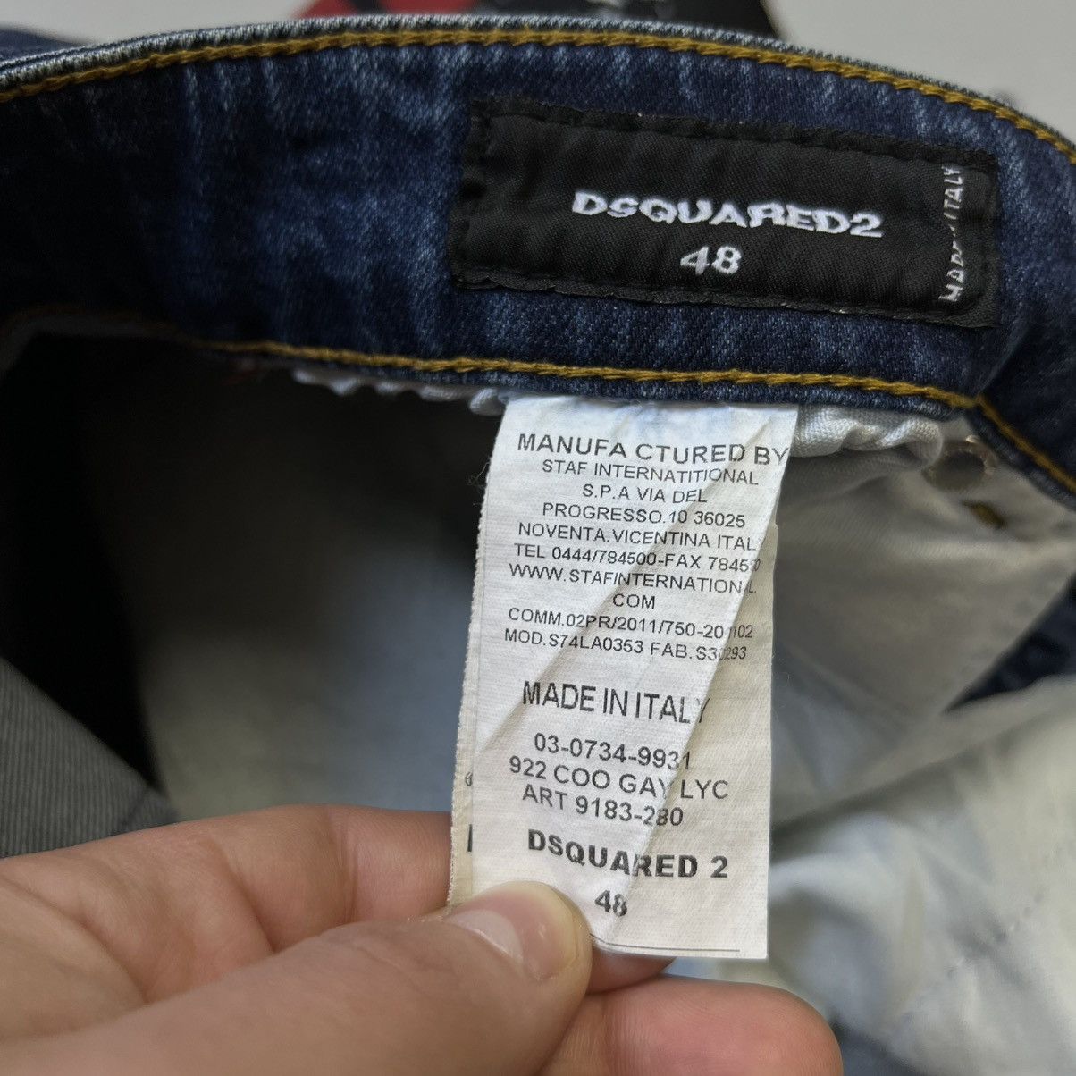 Dsquared2 Dsquared2 Dark Vicious Skater Jeans Denim Men’s Size US 32 / EU 48 - 24 Thumbnail
