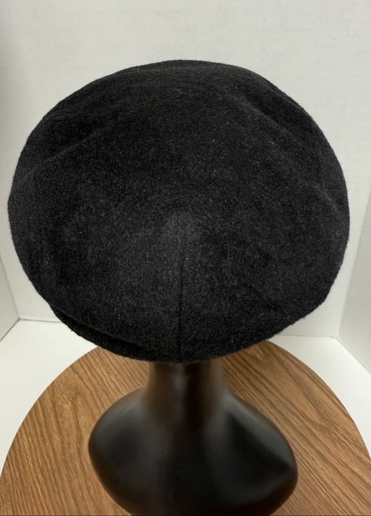 Other Country Gentleman Vtg Black Wool Cashmere Newsboy Cap 04553 Size ONE SIZE - 4 Thumbnail