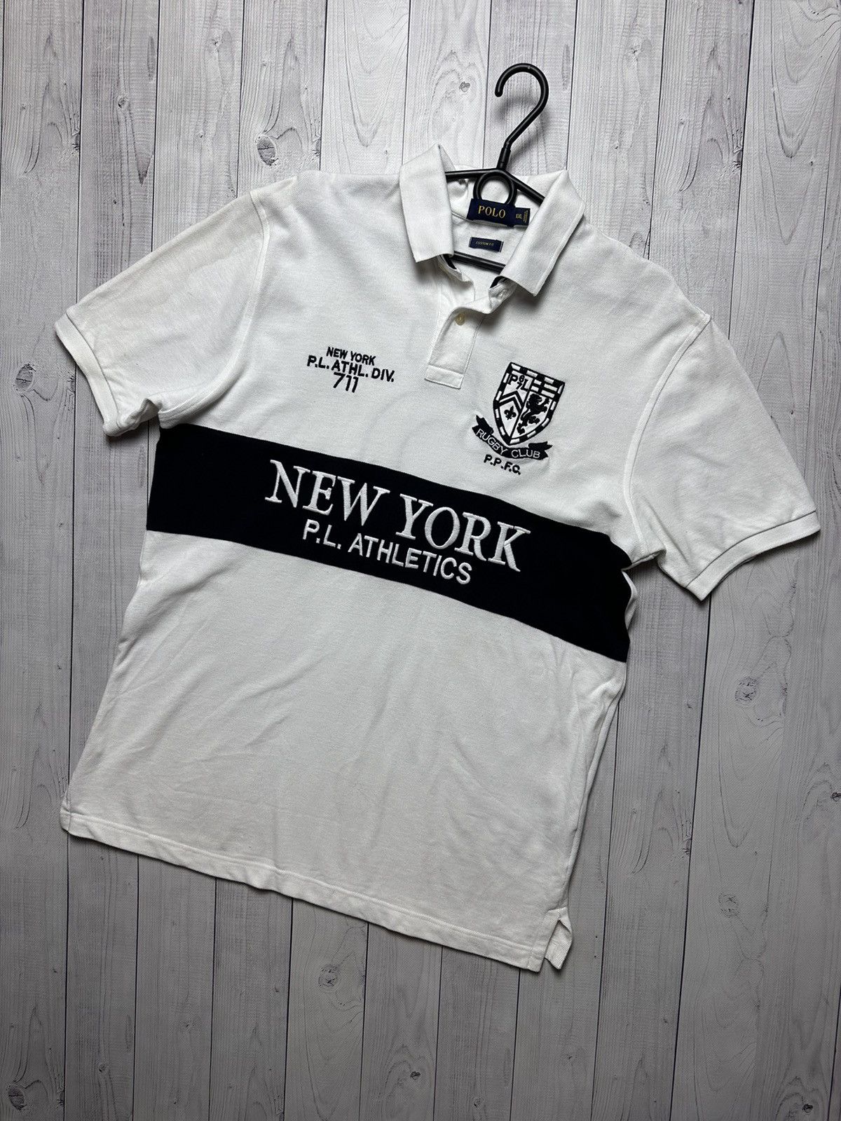 Vintage polo Ralph Lauren big logo size L/XL New York