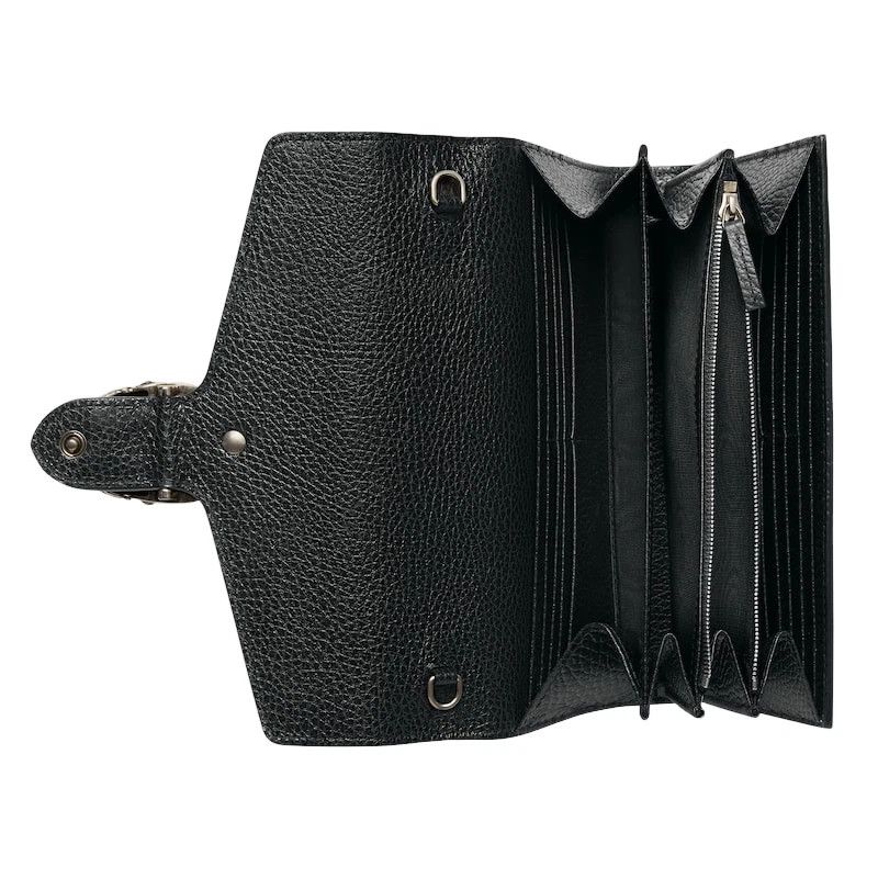 Gucci GUCCI Dionysus Black Leather Chain Wallet New Auth Size ONE SIZE - 2 Thumbnail