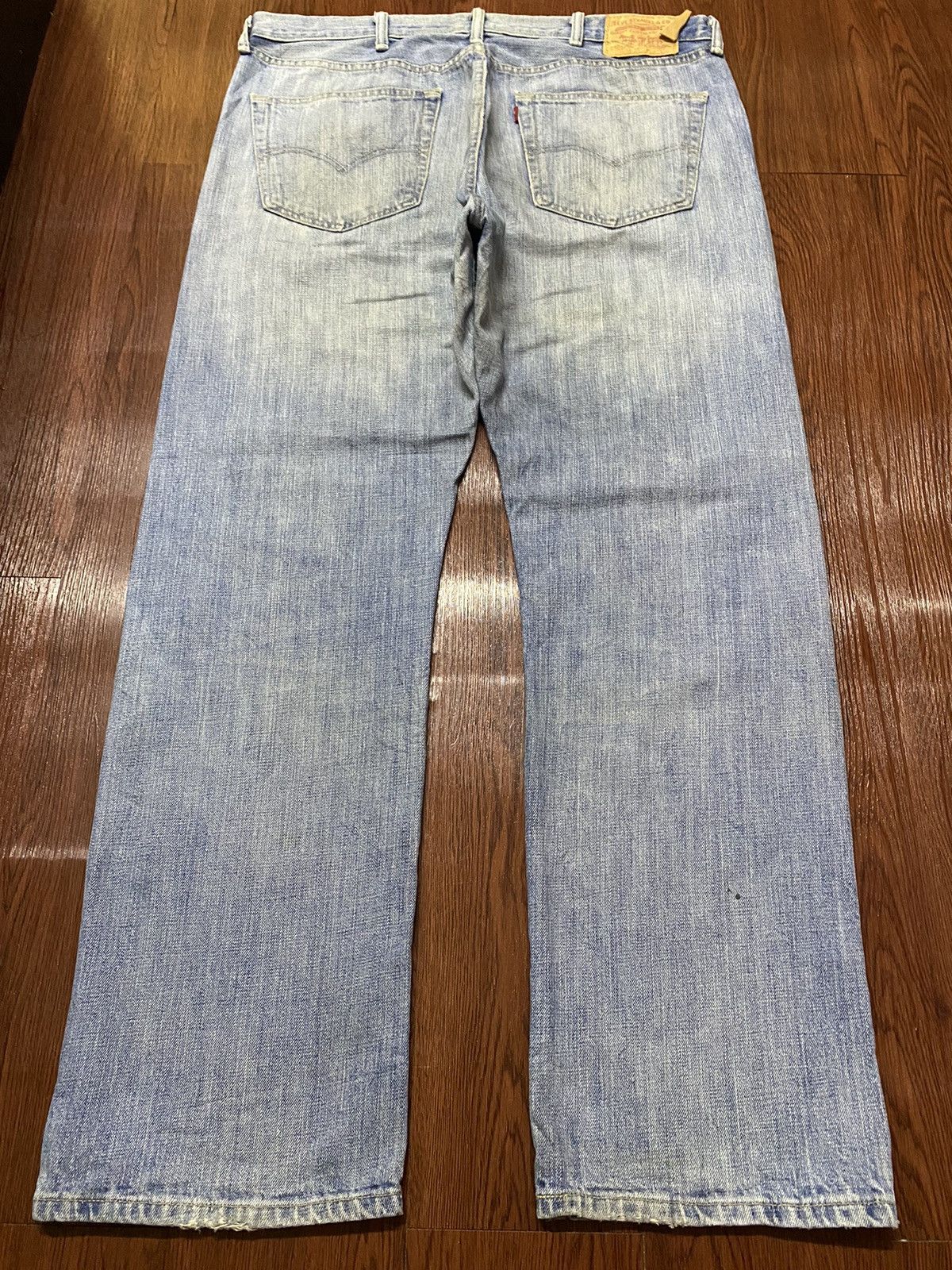 Levi's Vintage Levis501 Blue Faded Wash Baggy Style Jeans Size US 38 / EU 54 - 2 Thumbnail