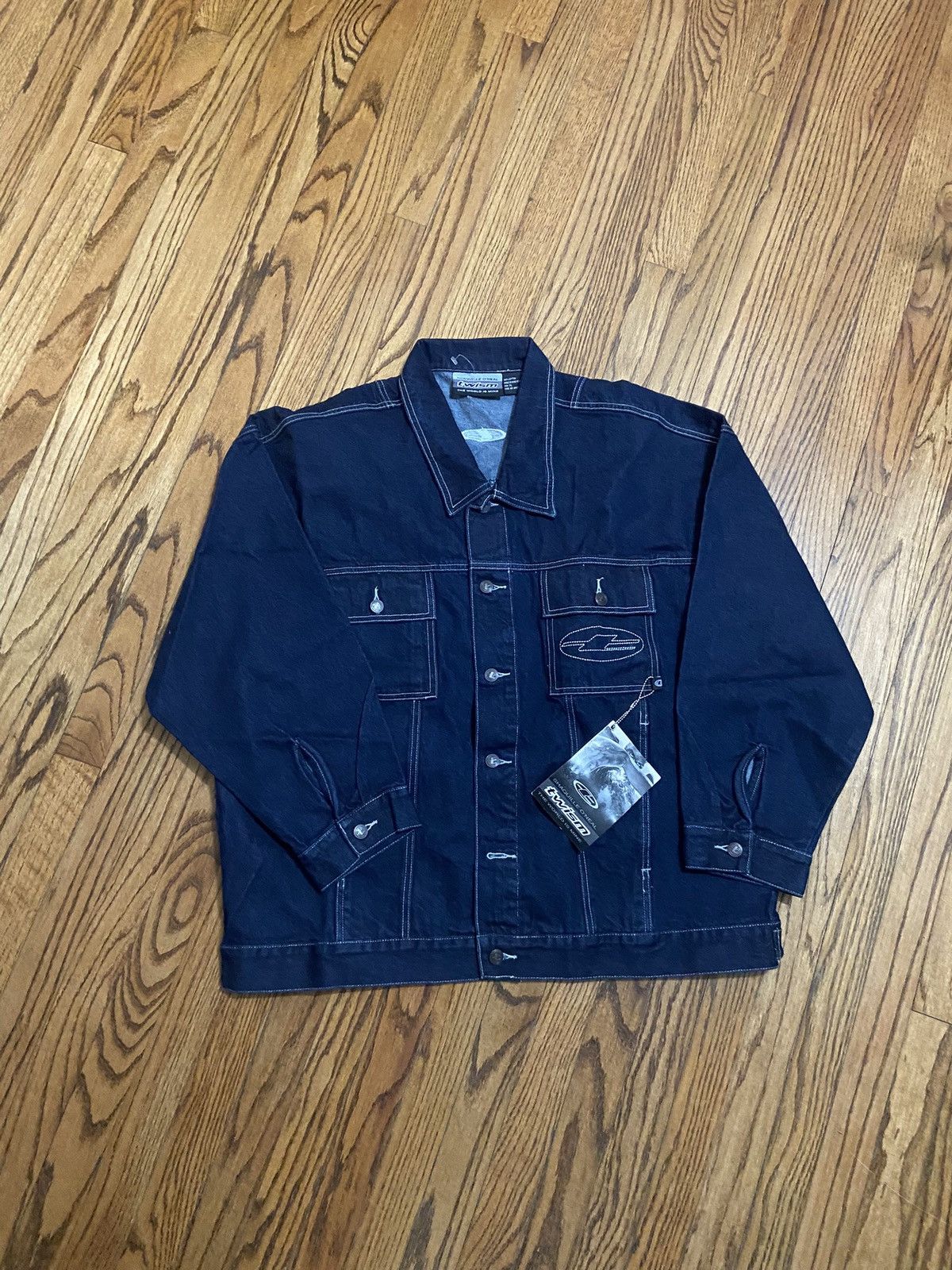 Vintage Vintage shaq twism y2k denim jacket Size US XL / EU 56 / 4 - 1 Thumbnail