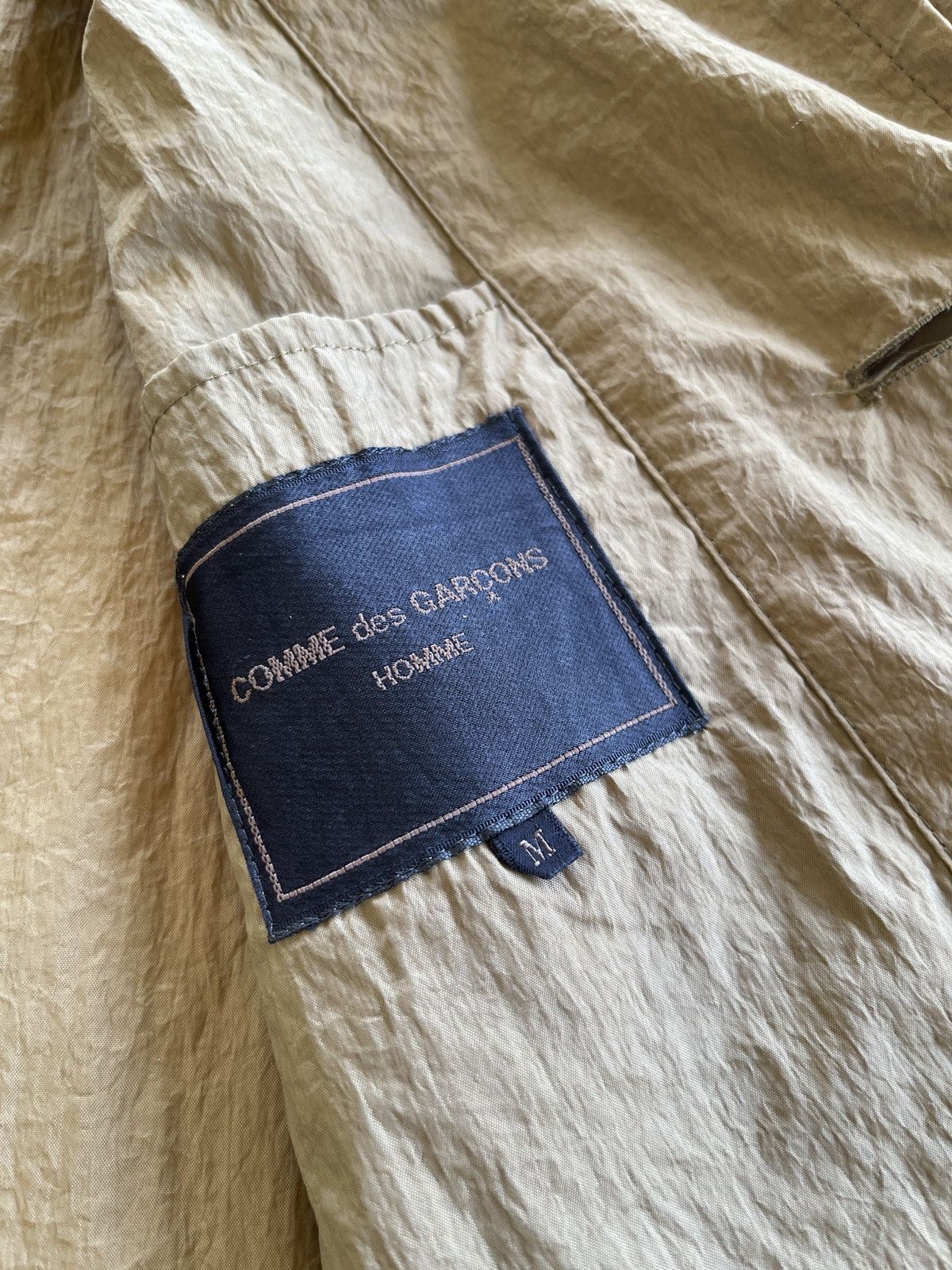 Comme des Garcons Homme Comme Des Garcons Homme Nylon Trench Coat Size US M / EU 48-50 / 2 - 6 Thumbnail