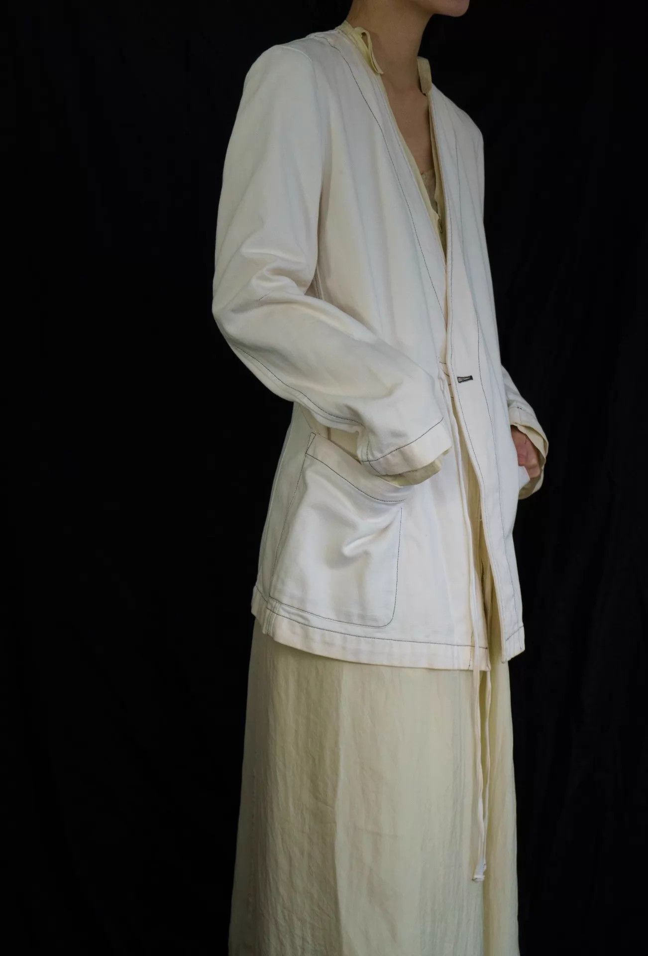 Maison Margiela Margiela MM6 2000s Tie-Front Short Jacket M 9/10 Size M / US 6-8 / IT 42-44 - 2 Thumbnail