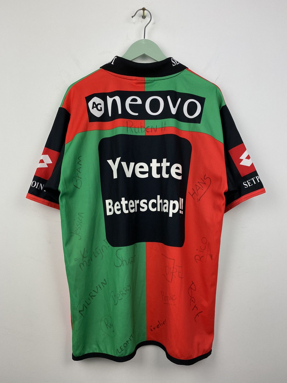 Lotto Sport NEC Nijmegen 2004 2005 Soccer Jersey Shirt PSG PSV Ajax Size US L / EU 52-54 / 3 - 9 Thumbnail