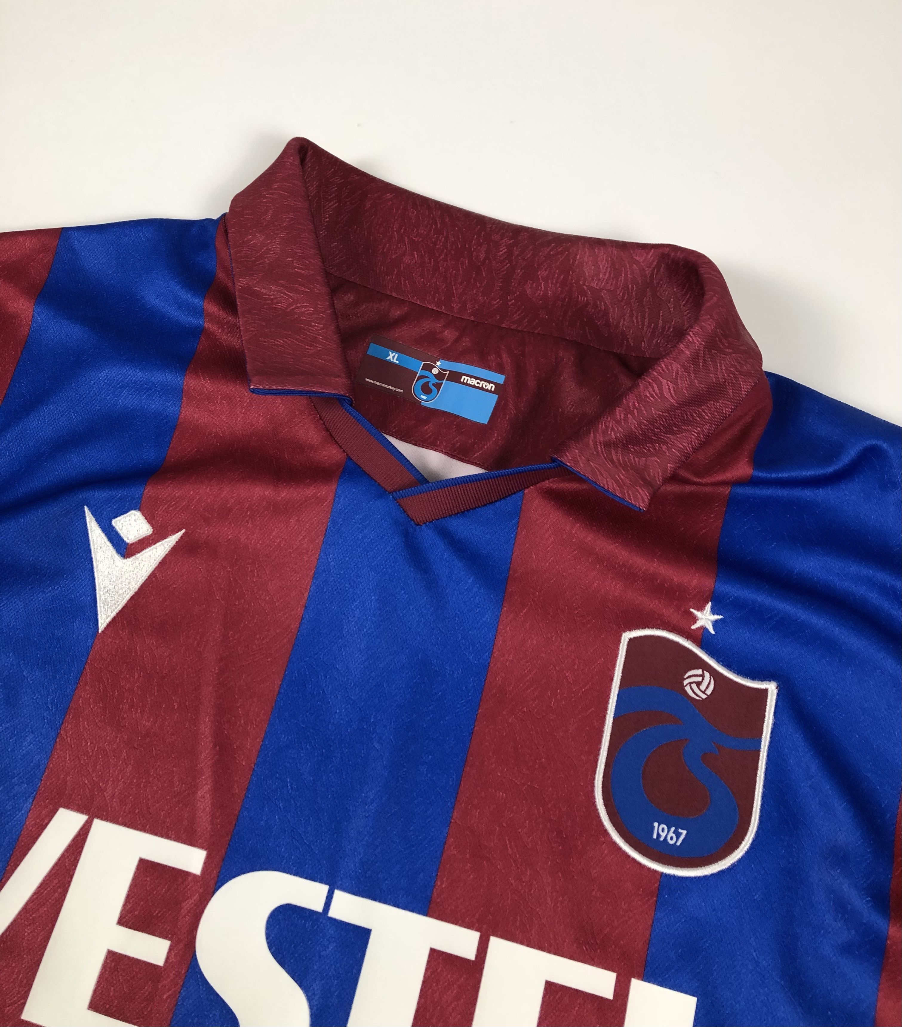 Macron Macron Trabzonspor 2020-2021 Home Soccer Jersey Size US XL / EU 56 / 4 - 3 Thumbnail