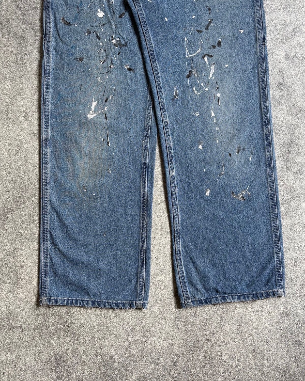Carhartt Vintage Denim Blue Painters Carhartt Carpenter Pants Size US 32 / EU 48 - 4 Thumbnail