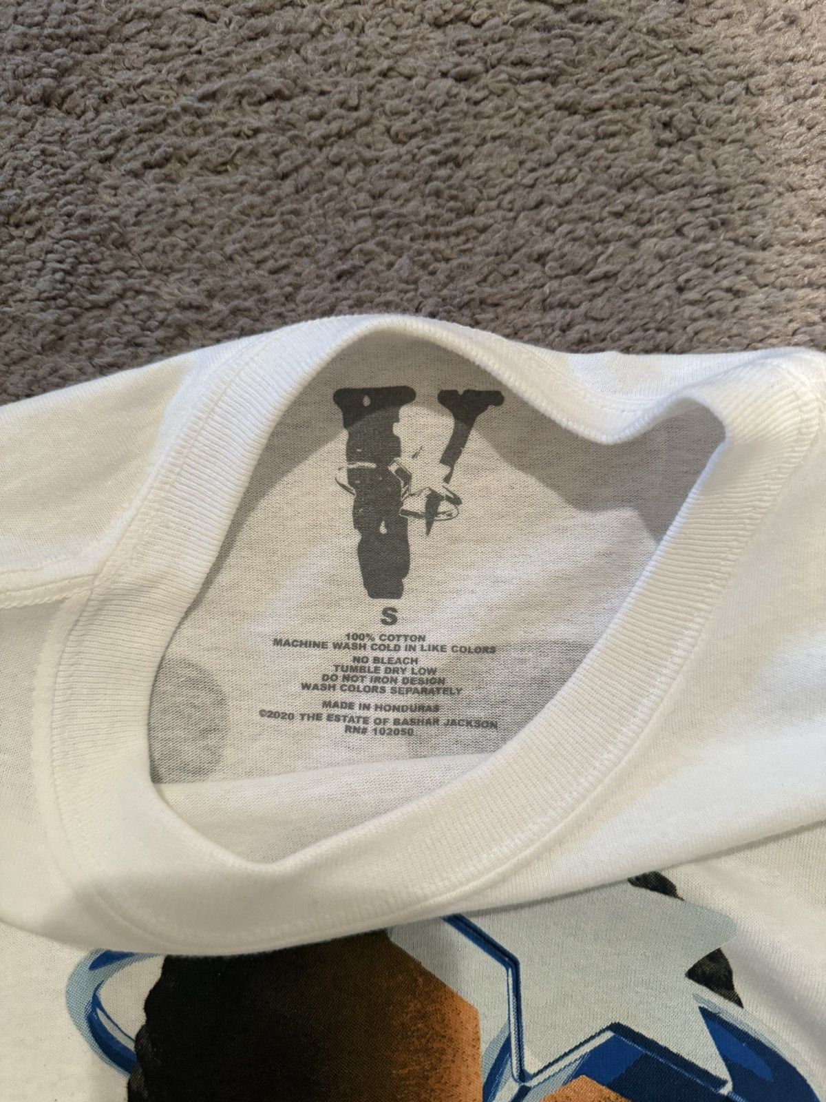 Vlone Pop Smoke x Vlone Halo T-Shirt White Size US S / EU 44-46 / 1 - 3 Thumbnail