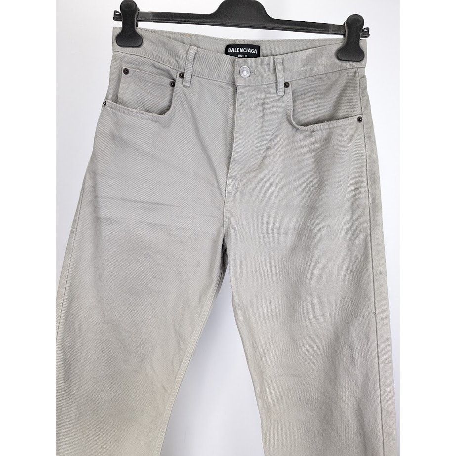 Balenciaga o1rshd1 Large Pants in Dirty White Size US 28 / EU 44 - 2 Thumbnail