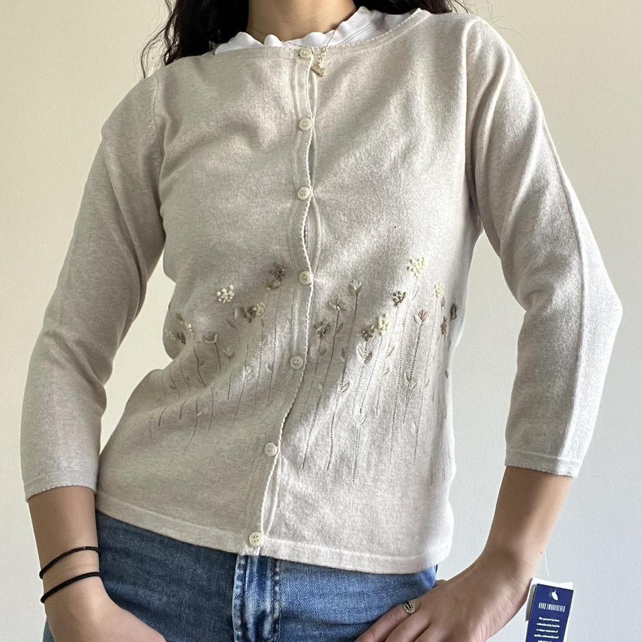 Vintage Vtg Liz Claiborne cardigan NWT Size S / US 4 / IT 40 - 1 Thumbnail