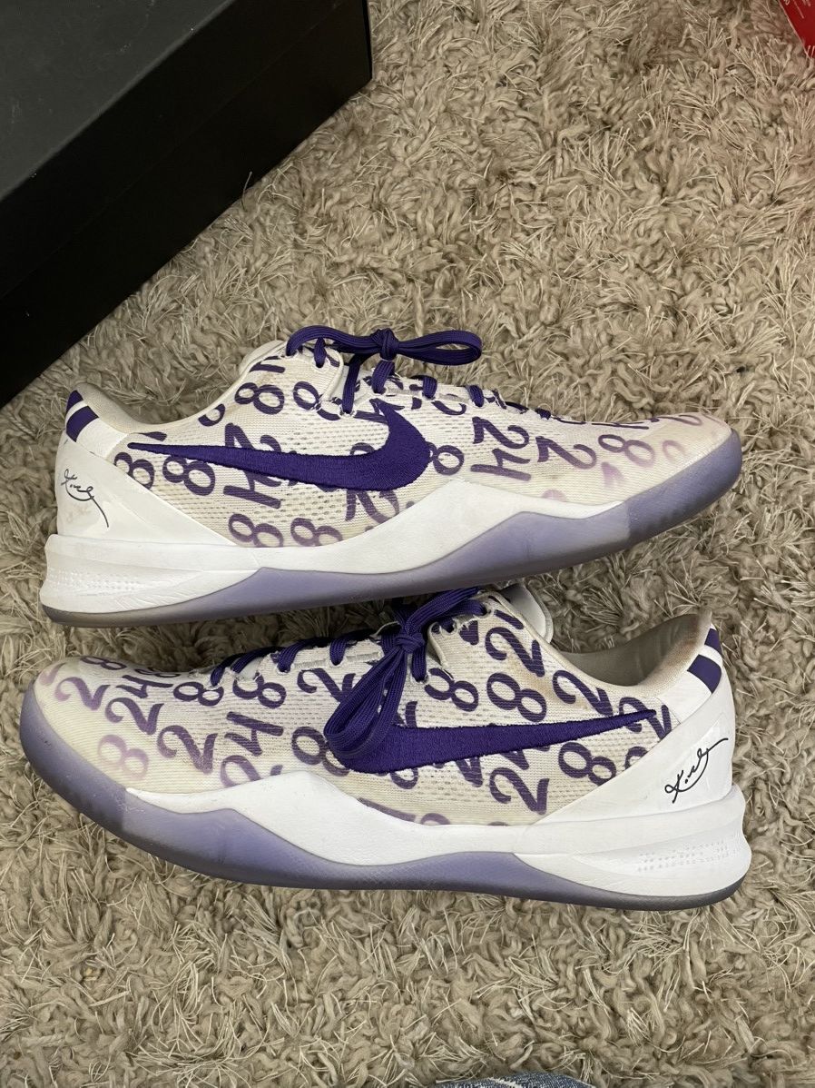 Nike Nike Kobe 8 Protro Court Purple Size US 12.5 / EU 45-46 - 3 Thumbnail