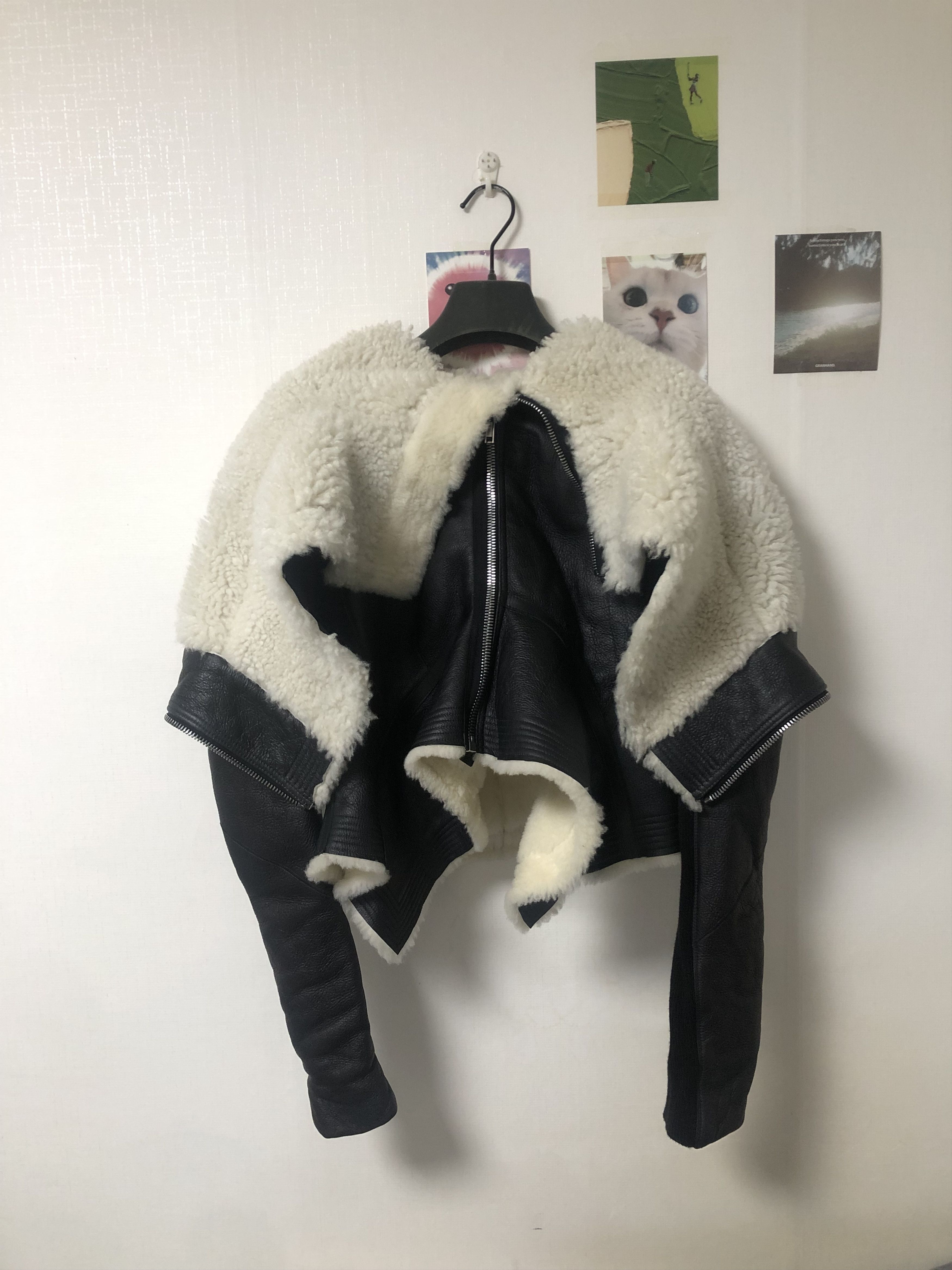 Rick Owens Rick Owens 16FW MASTODON Hooded Shearling Leather Jacket Size M / US 6-8 / IT 42-44 - 5 Thumbnail