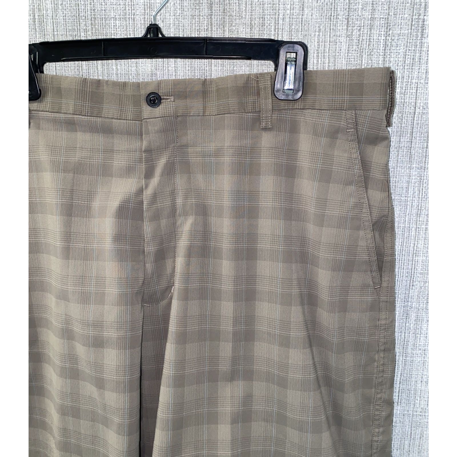 Nike Nike Golf Mens Golf Shorts, Brown, Polyester, 38, Regular Fit, Flat Front, Casual, Men Size US 38 / EU 54 - 2 Thumbnail
