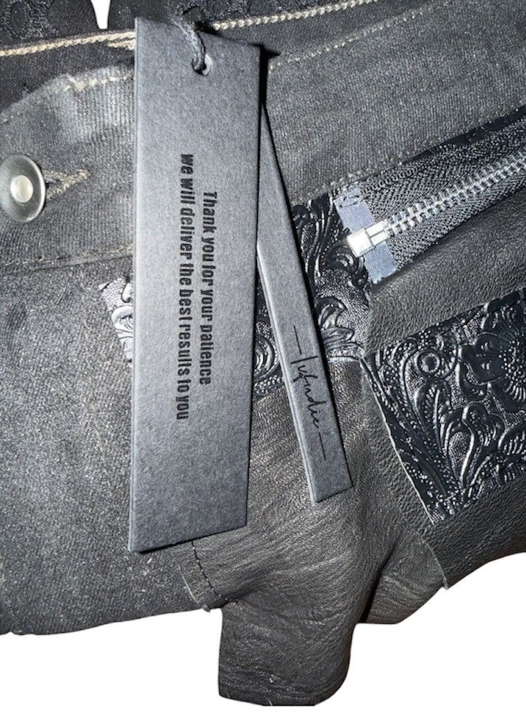 Japanese Brand 1vFudie - S03 Paneled leather pants | Grailed