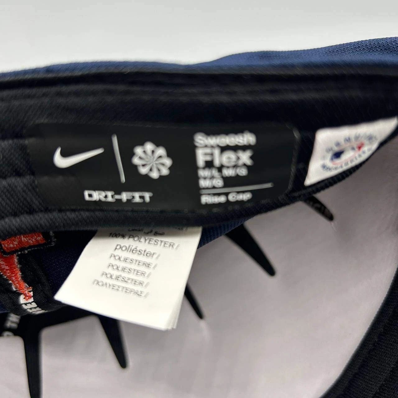 Nike Houston Astros x Nike Rise Flex Hat Men M-L Stretch Fitted Size ONE SIZE - 4 Thumbnail
