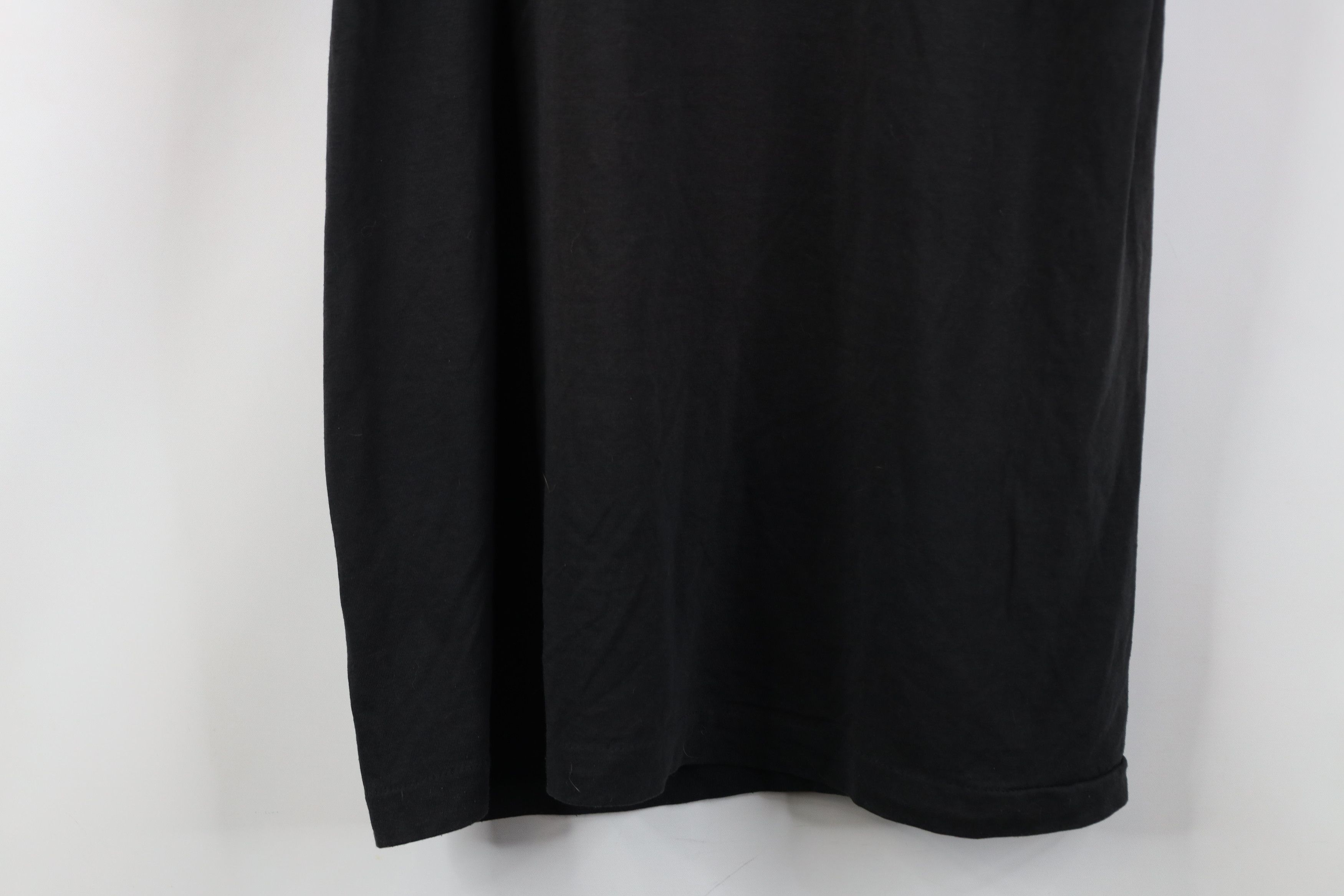Vintage Vintage 90s Streetwear Blank Thin Pocket T-Shirt Black USA Size US M / EU 48-50 / 2 - 13 Thumbnail